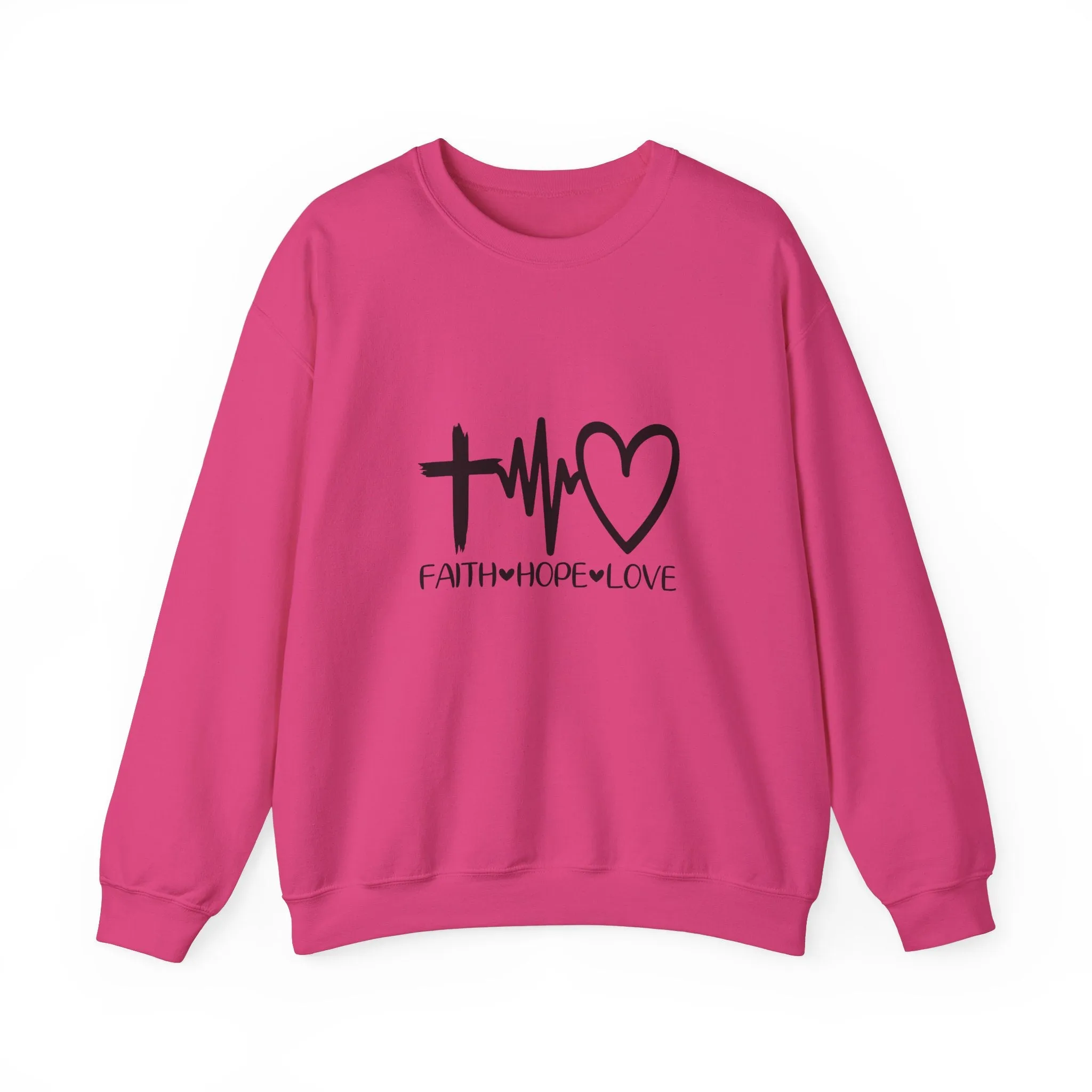 Faith Hope Love Unisex Heavy Blend™ Crewneck Sweatshirt