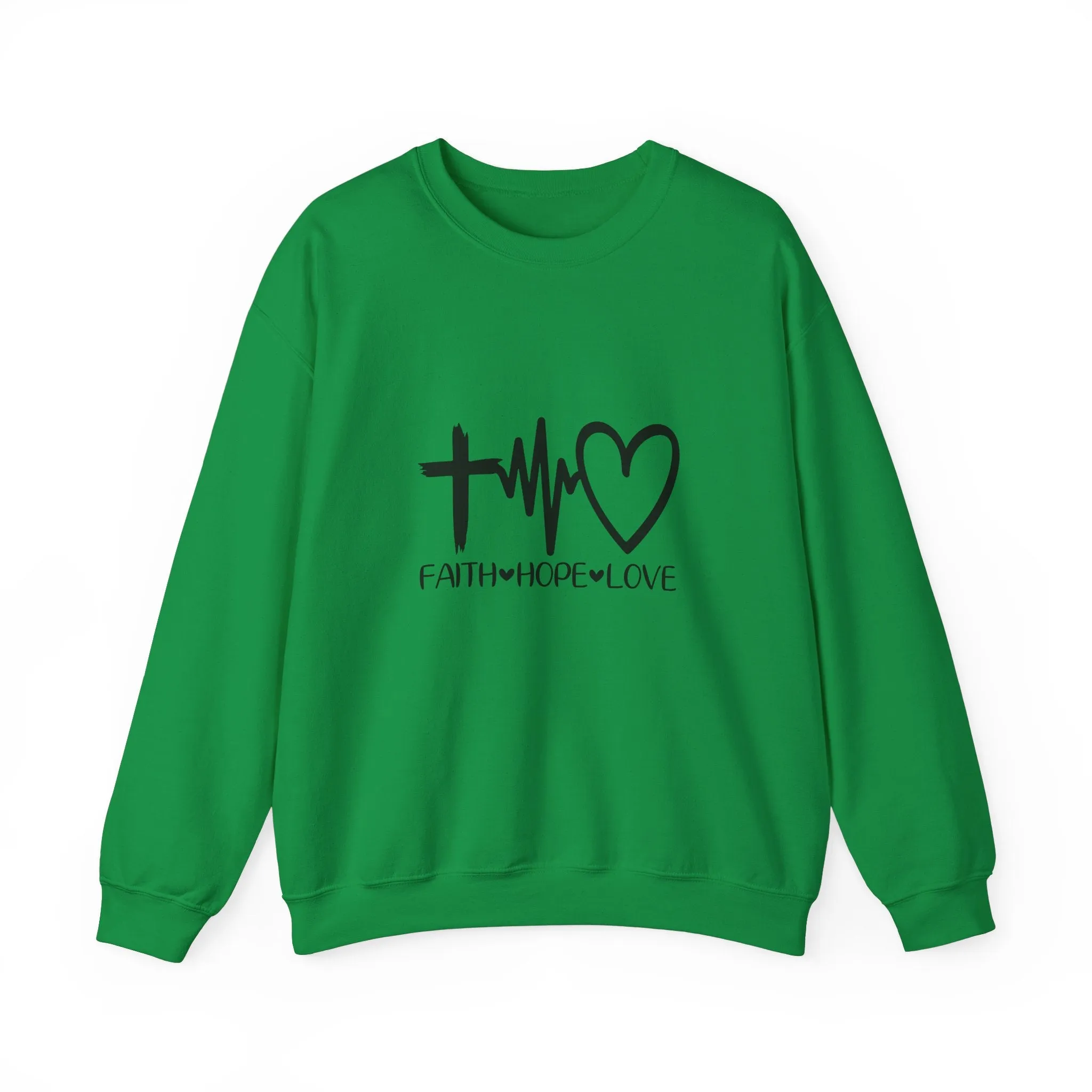 Faith Hope Love Unisex Heavy Blend™ Crewneck Sweatshirt