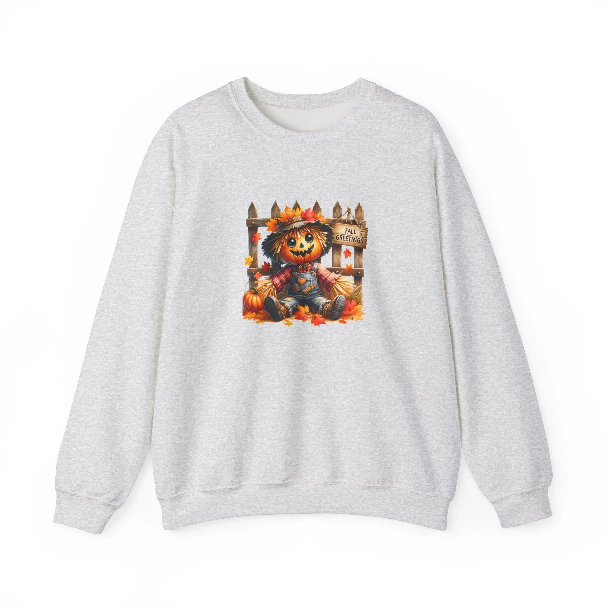 Fall Scarecrow Unisex Heavy Blend™ Crewneck Sweatshirt