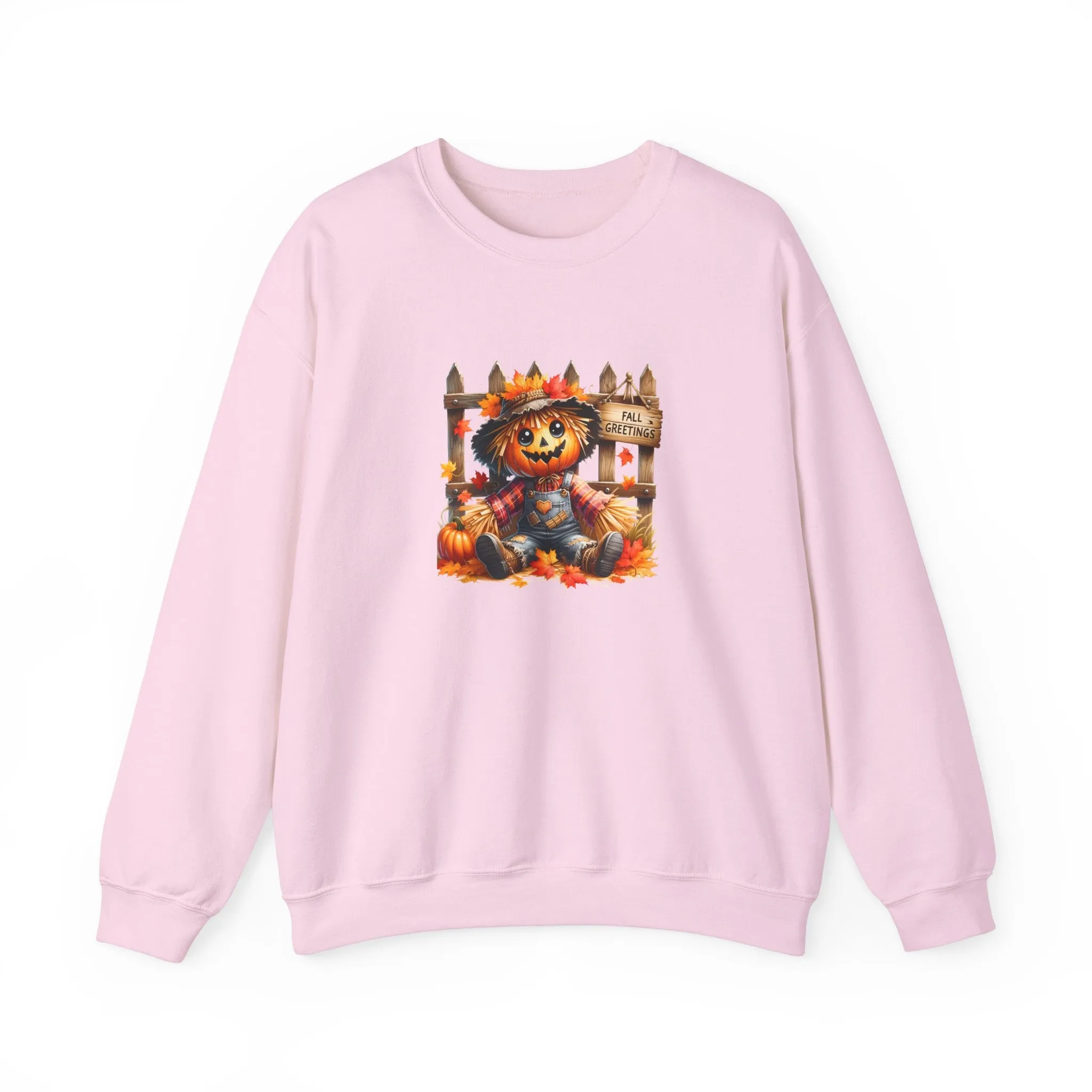 Fall Scarecrow Unisex Heavy Blend™ Crewneck Sweatshirt