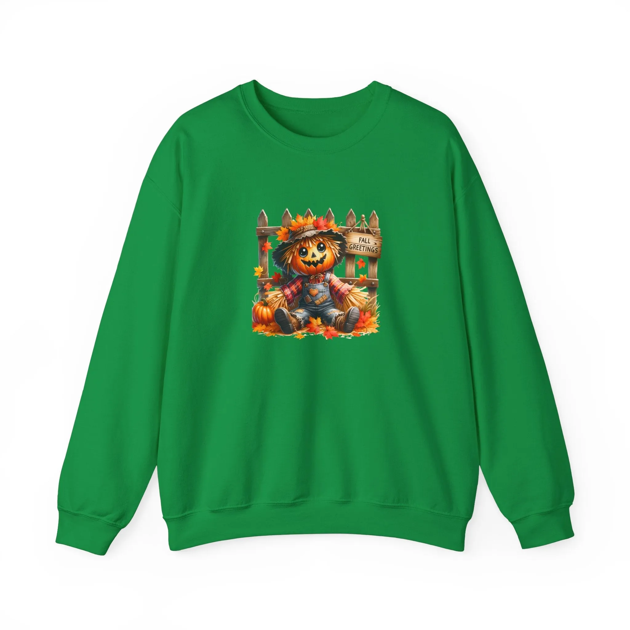 Fall Scarecrow Unisex Heavy Blend™ Crewneck Sweatshirt