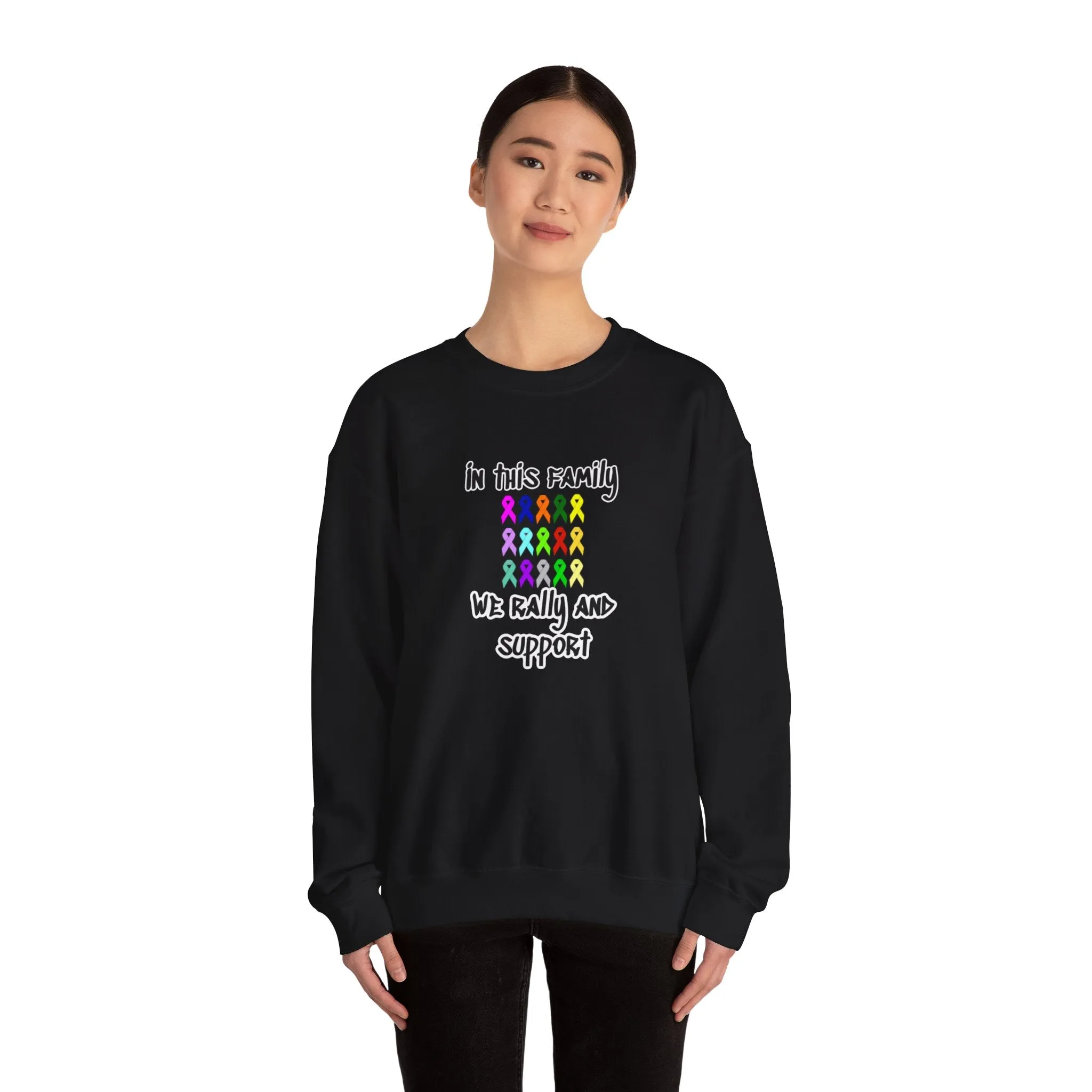 Family Rally & Support Unisex Heavy Blend™ Crewneck Sweatshirt