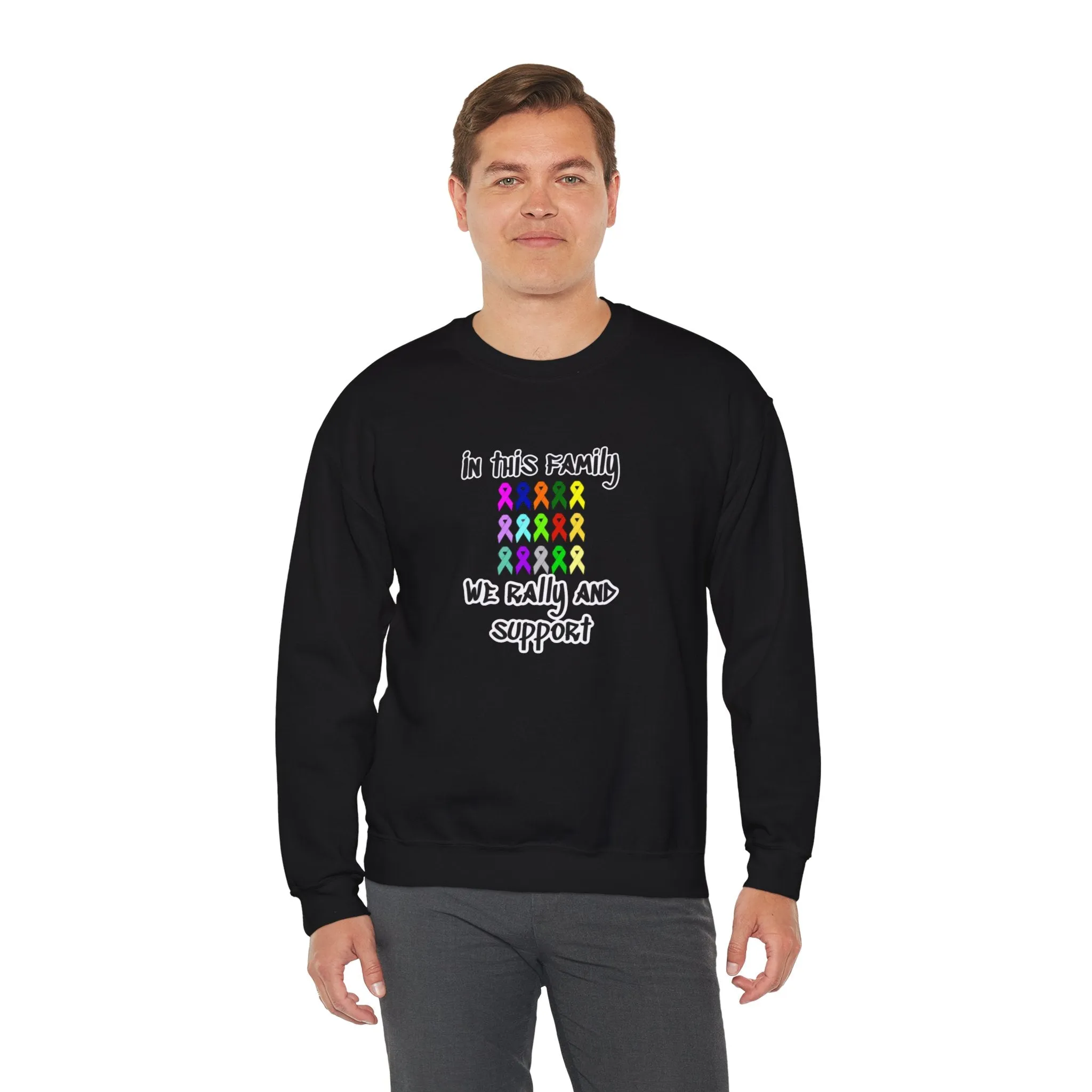 Family Rally & Support Unisex Heavy Blend™ Crewneck Sweatshirt