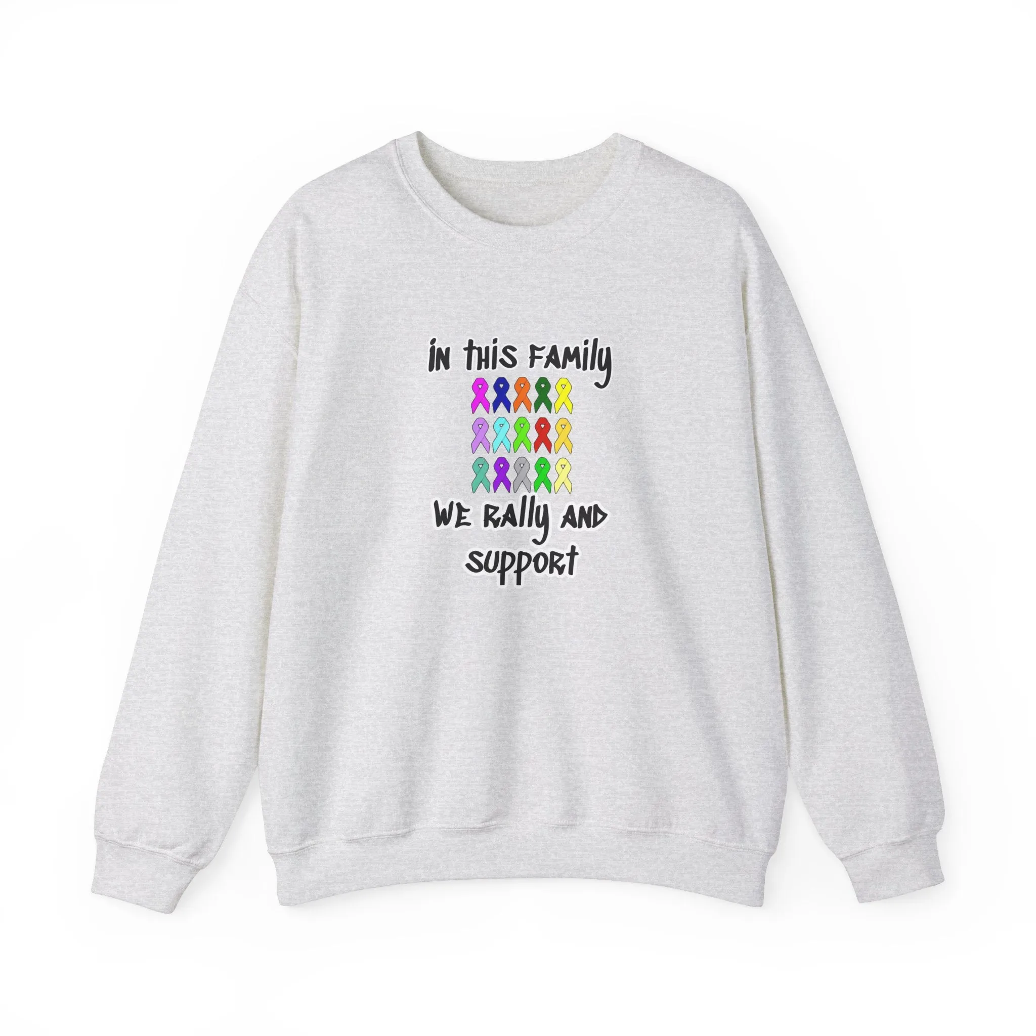 Family Rally & Support Unisex Heavy Blend™ Crewneck Sweatshirt