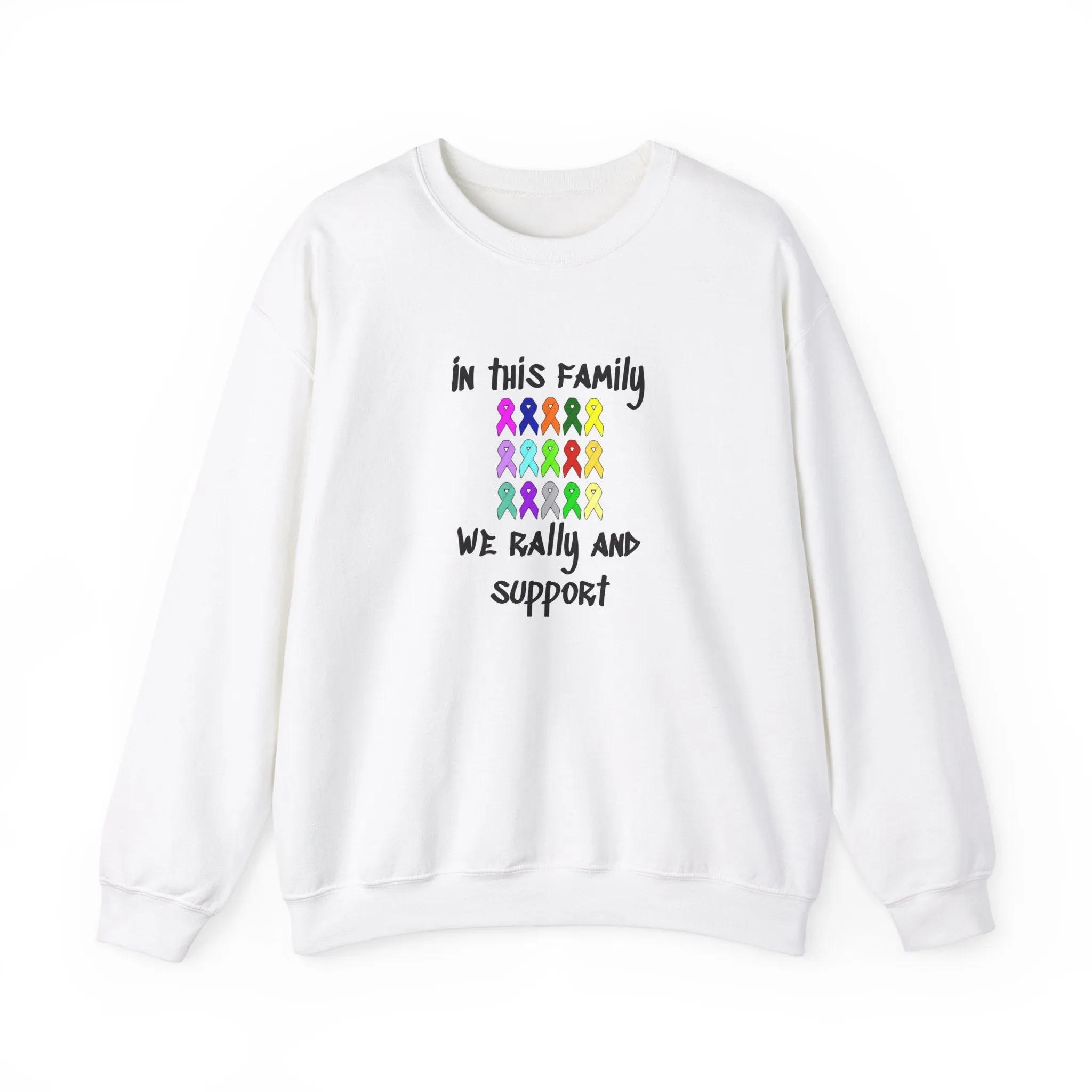 Family Rally & Support Unisex Heavy Blend™ Crewneck Sweatshirt