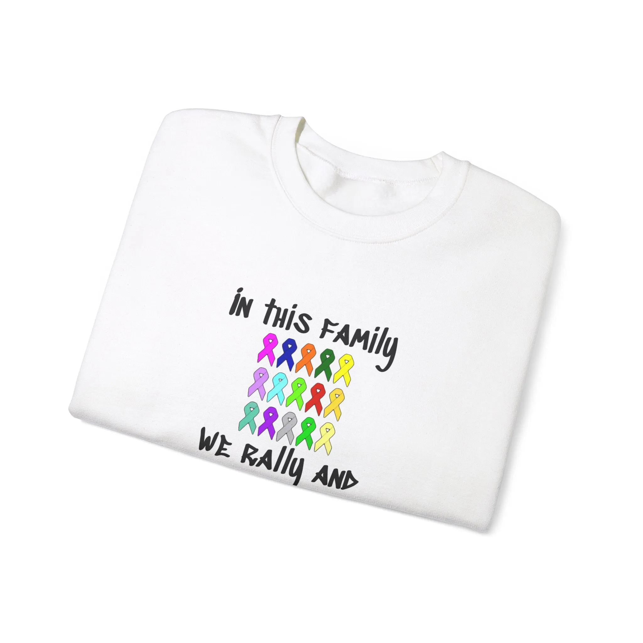 Family Rally & Support Unisex Heavy Blend™ Crewneck Sweatshirt