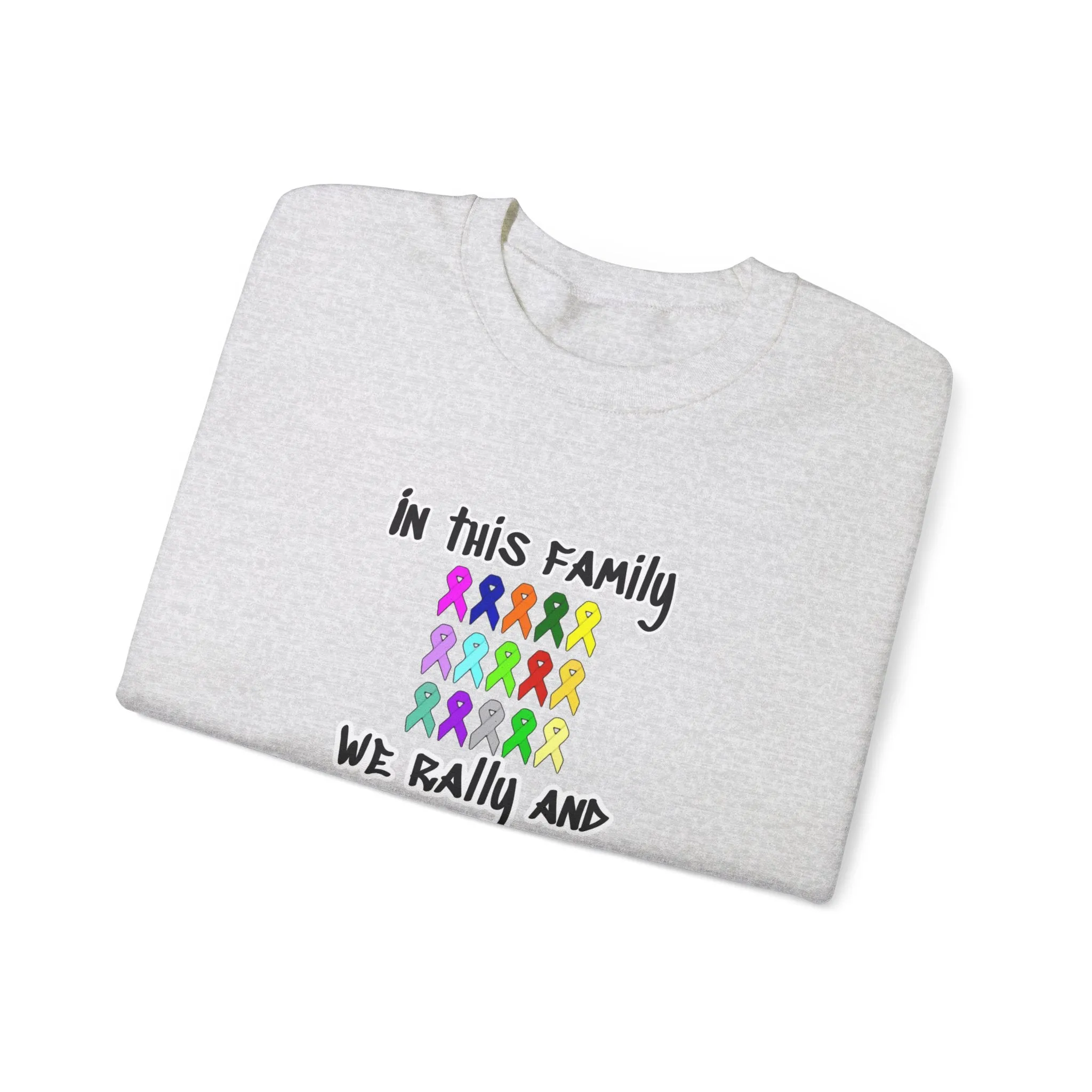 Family Rally & Support Unisex Heavy Blend™ Crewneck Sweatshirt