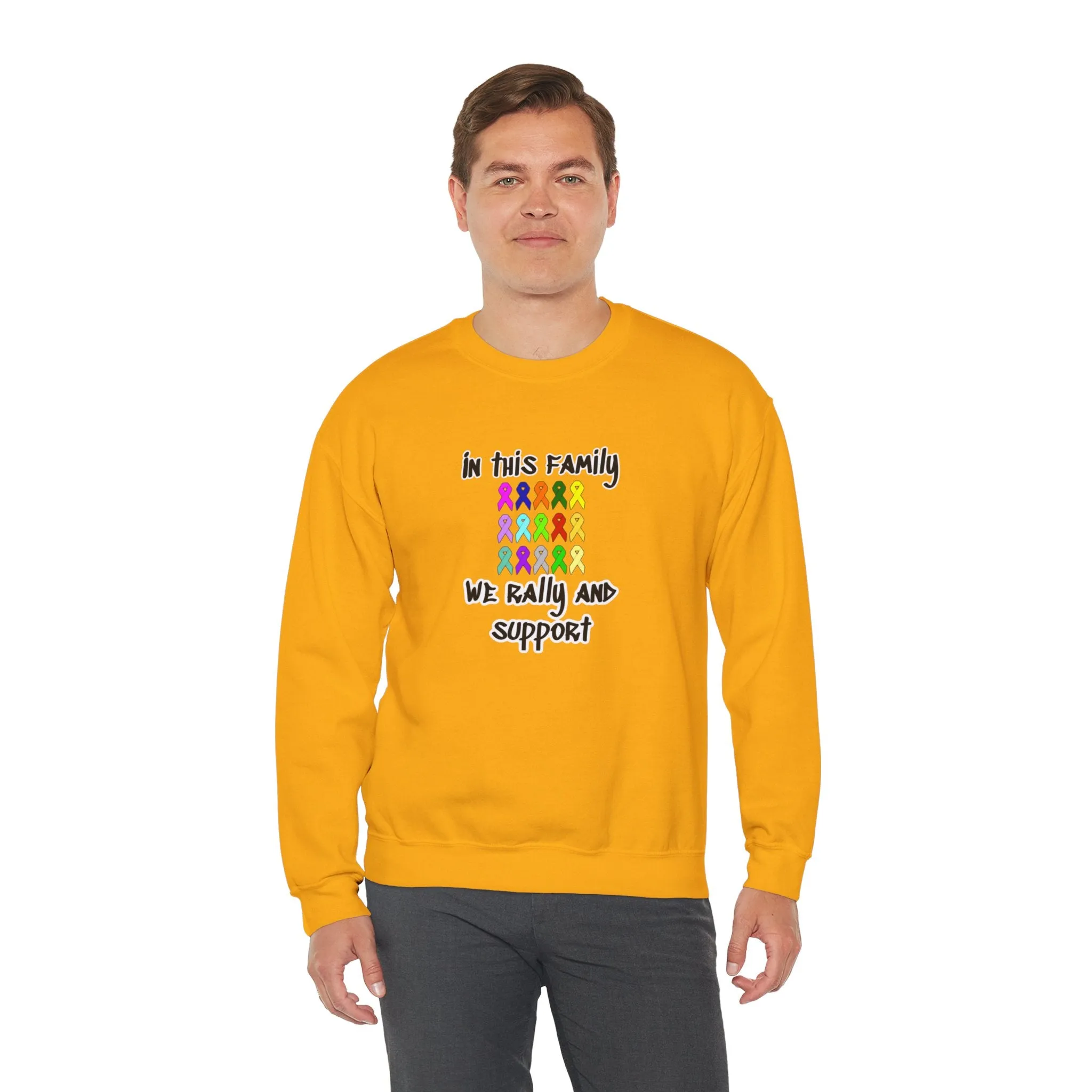 Family Rally & Support Unisex Heavy Blend™ Crewneck Sweatshirt