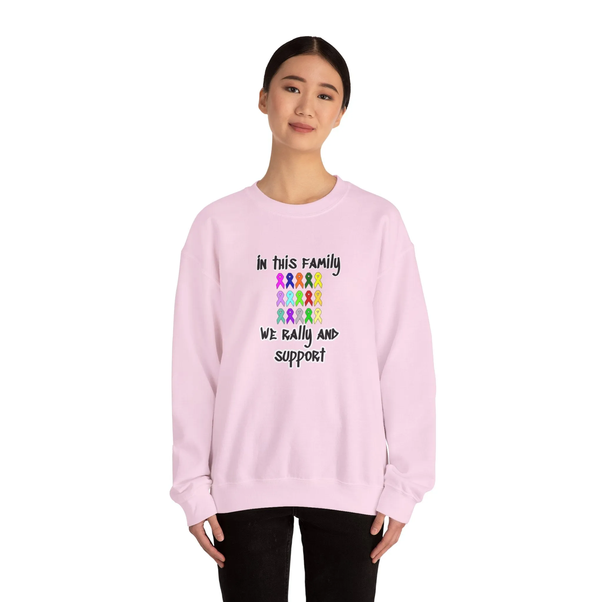 Family Rally & Support Unisex Heavy Blend™ Crewneck Sweatshirt