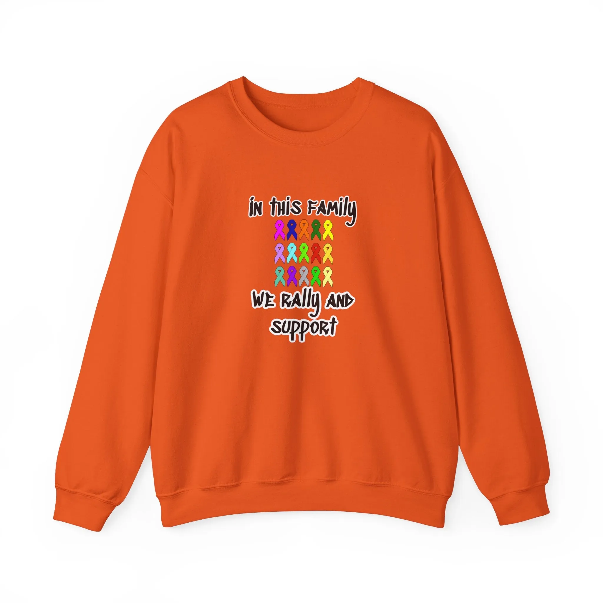 Family Rally & Support Unisex Heavy Blend™ Crewneck Sweatshirt