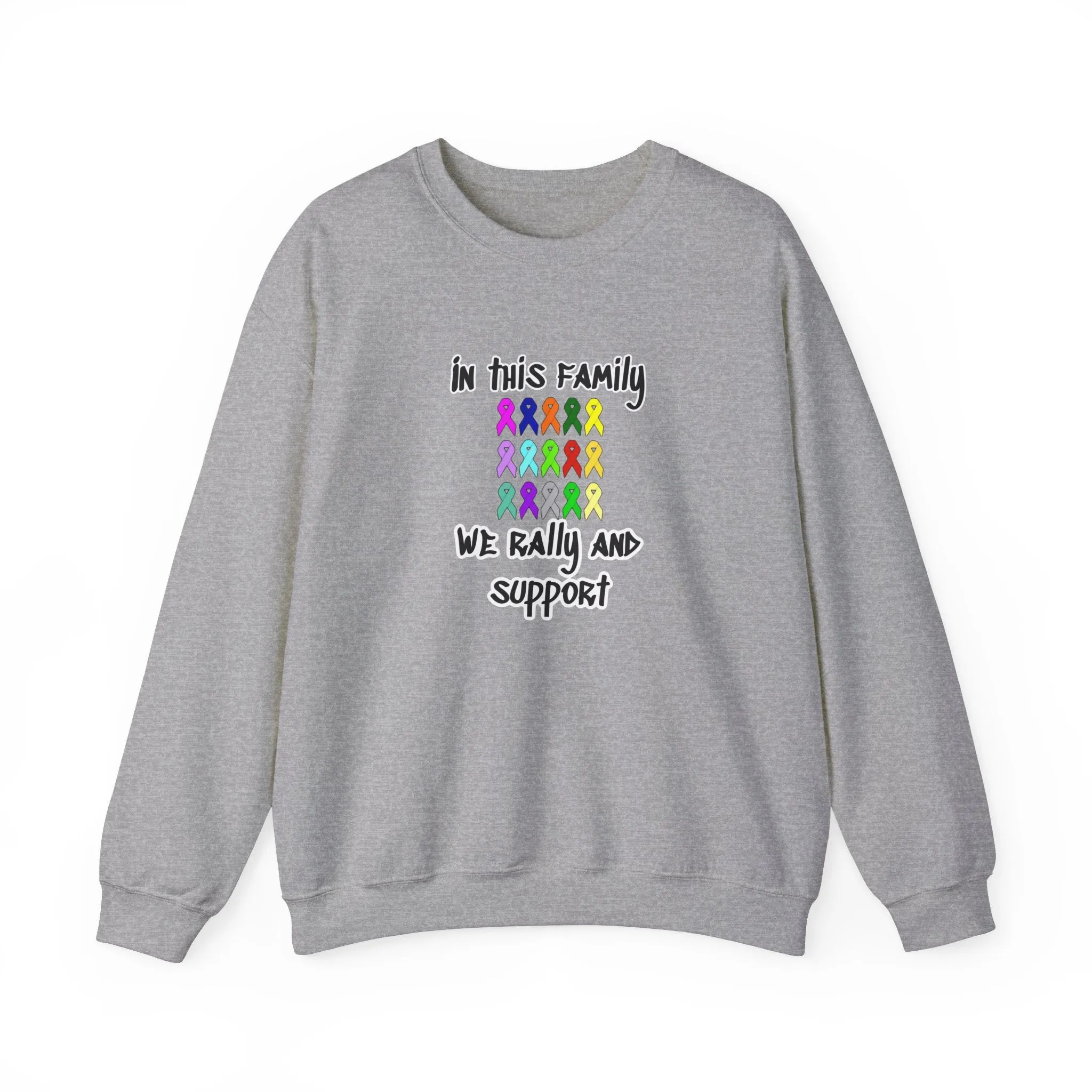 Family Rally & Support Unisex Heavy Blend™ Crewneck Sweatshirt