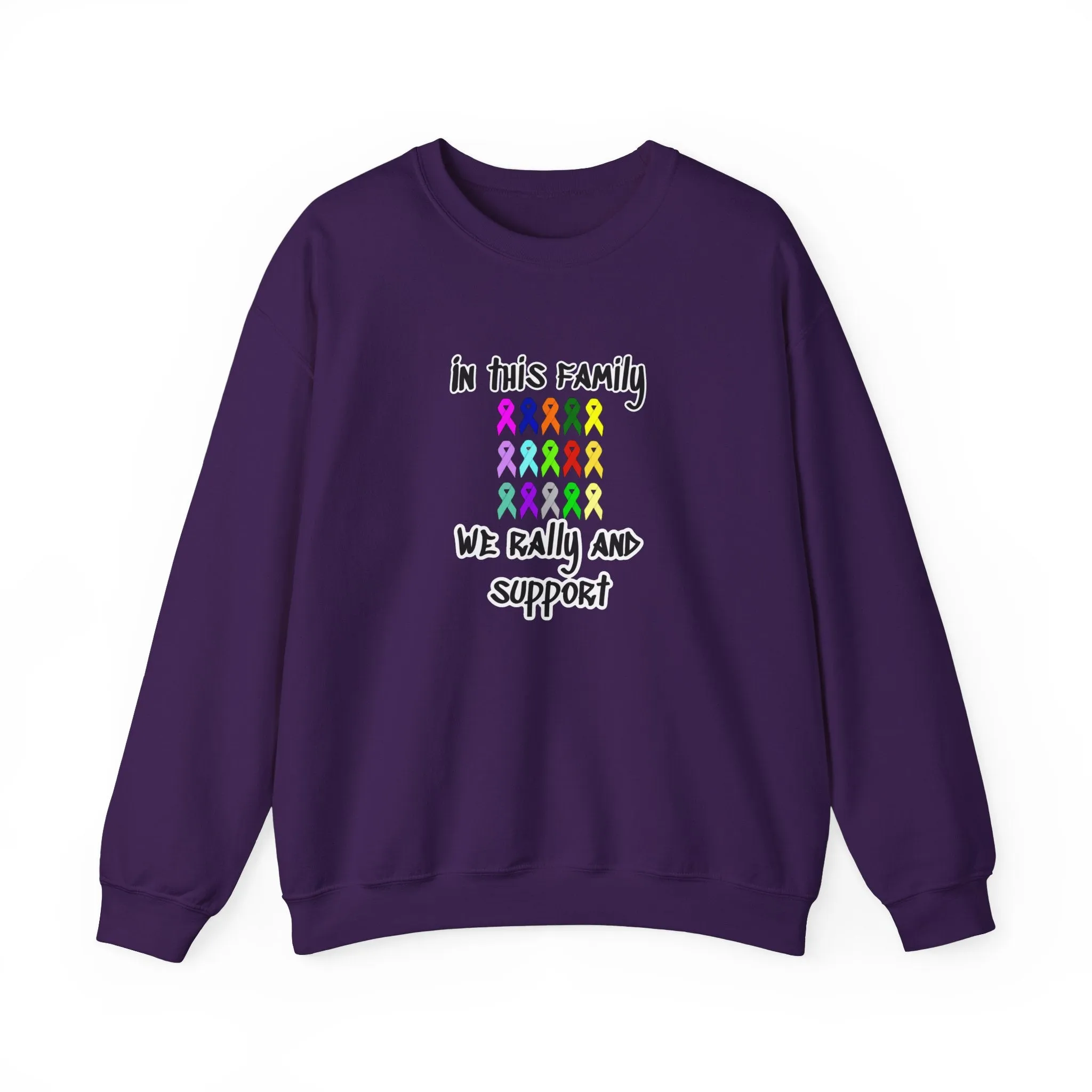 Family Rally & Support Unisex Heavy Blend™ Crewneck Sweatshirt