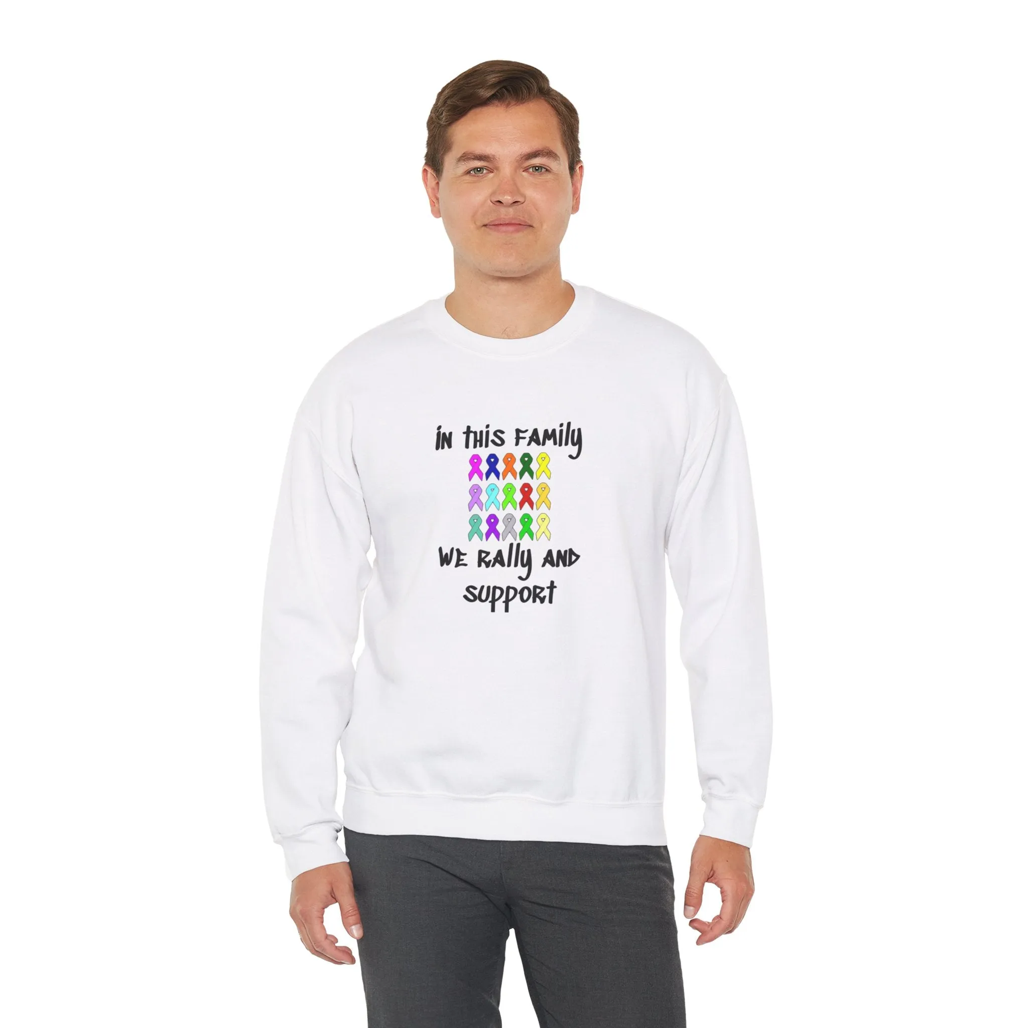 Family Rally & Support Unisex Heavy Blend™ Crewneck Sweatshirt