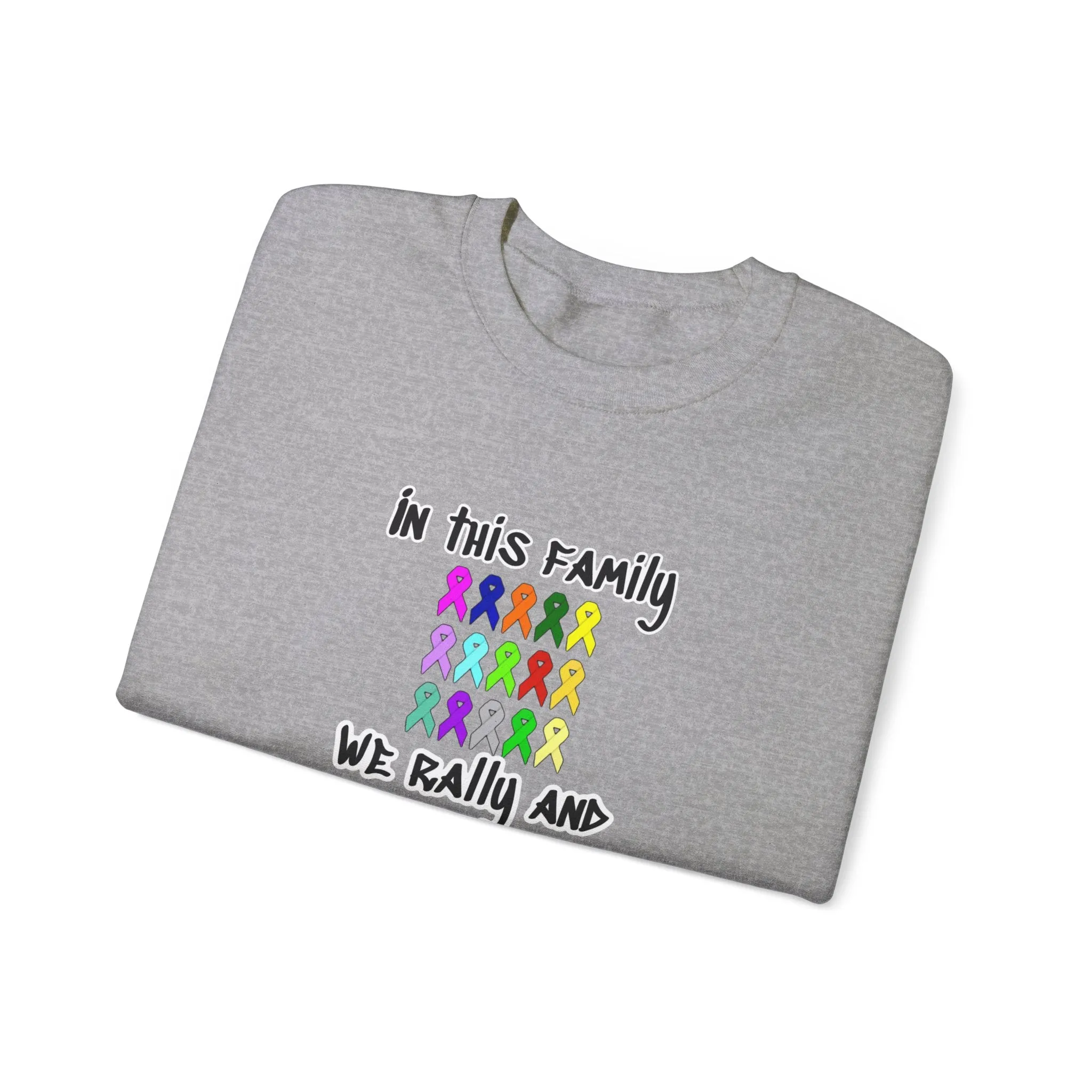 Family Rally & Support Unisex Heavy Blend™ Crewneck Sweatshirt