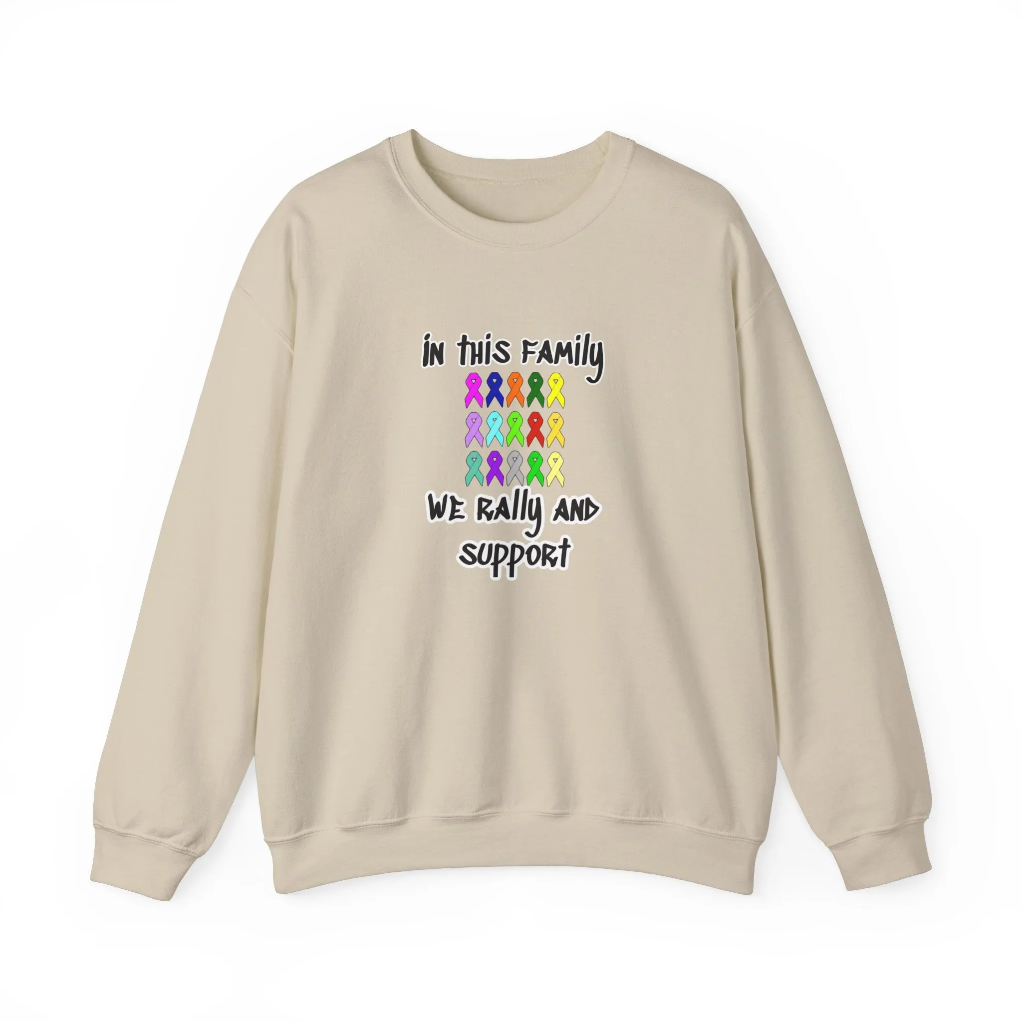 Family Rally & Support Unisex Heavy Blend™ Crewneck Sweatshirt