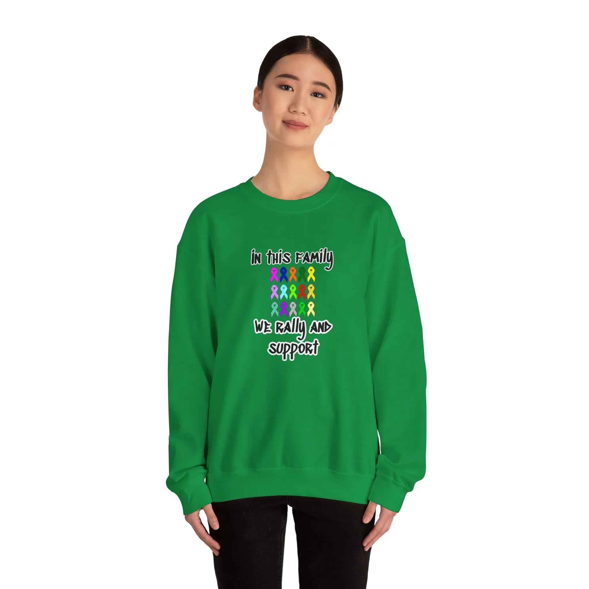 Family Rally & Support Unisex Heavy Blend™ Crewneck Sweatshirt