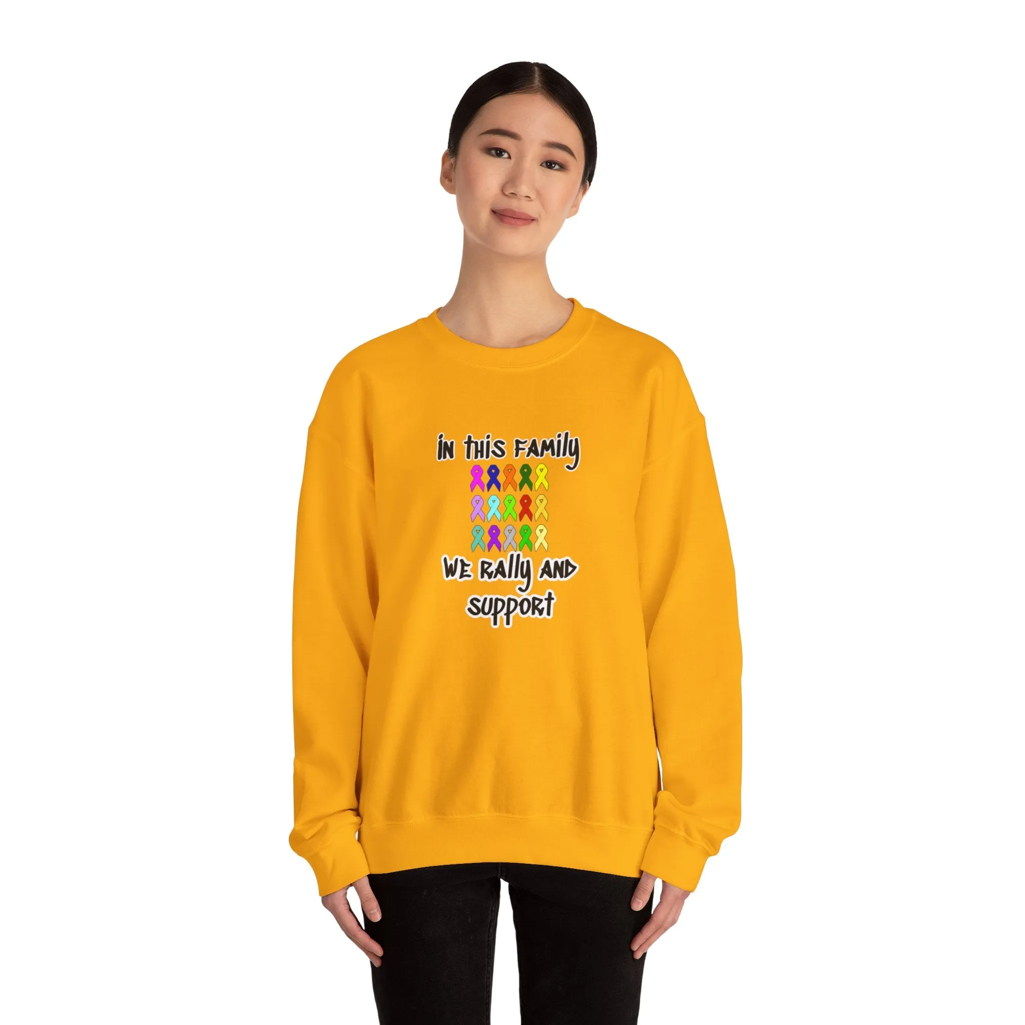 Family Rally & Support Unisex Heavy Blend™ Crewneck Sweatshirt