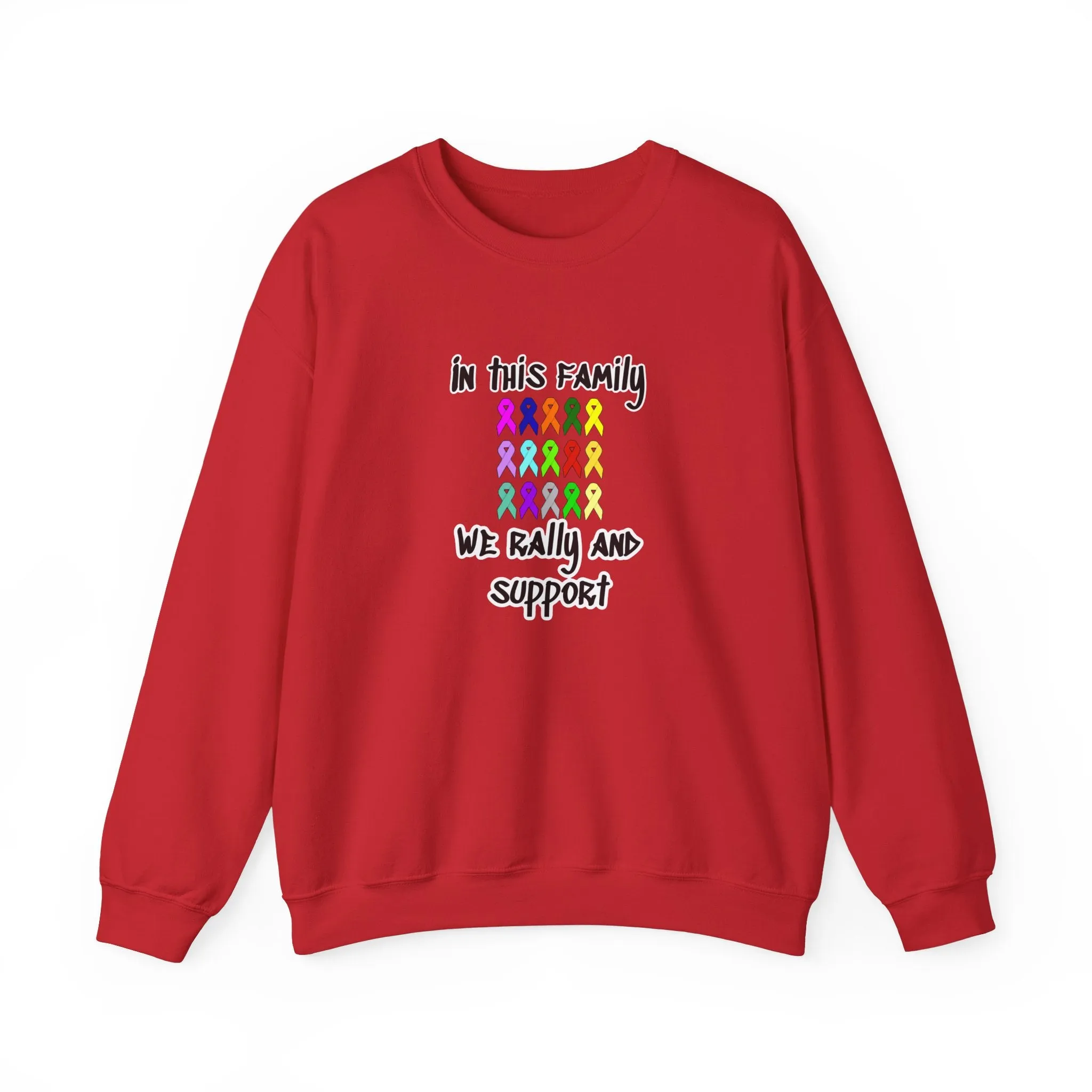 Family Rally & Support Unisex Heavy Blend™ Crewneck Sweatshirt