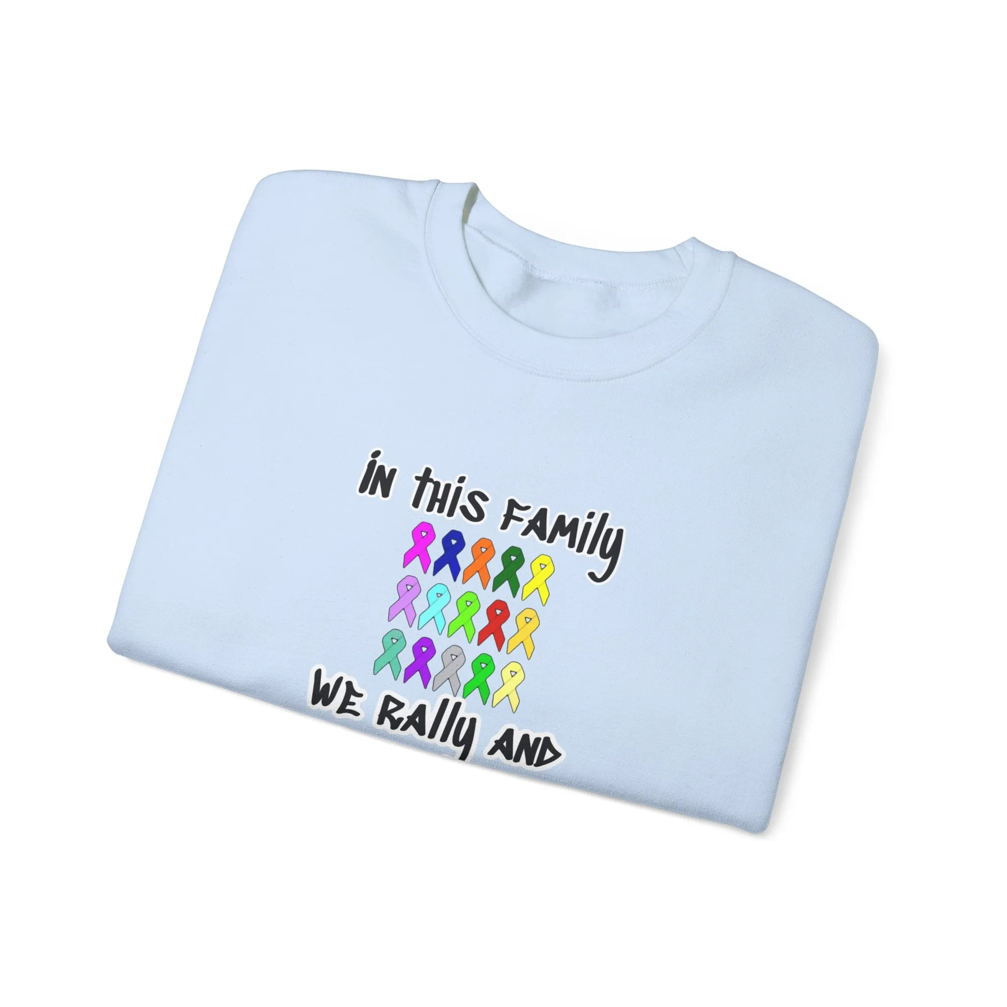 Family Rally & Support Unisex Heavy Blend™ Crewneck Sweatshirt