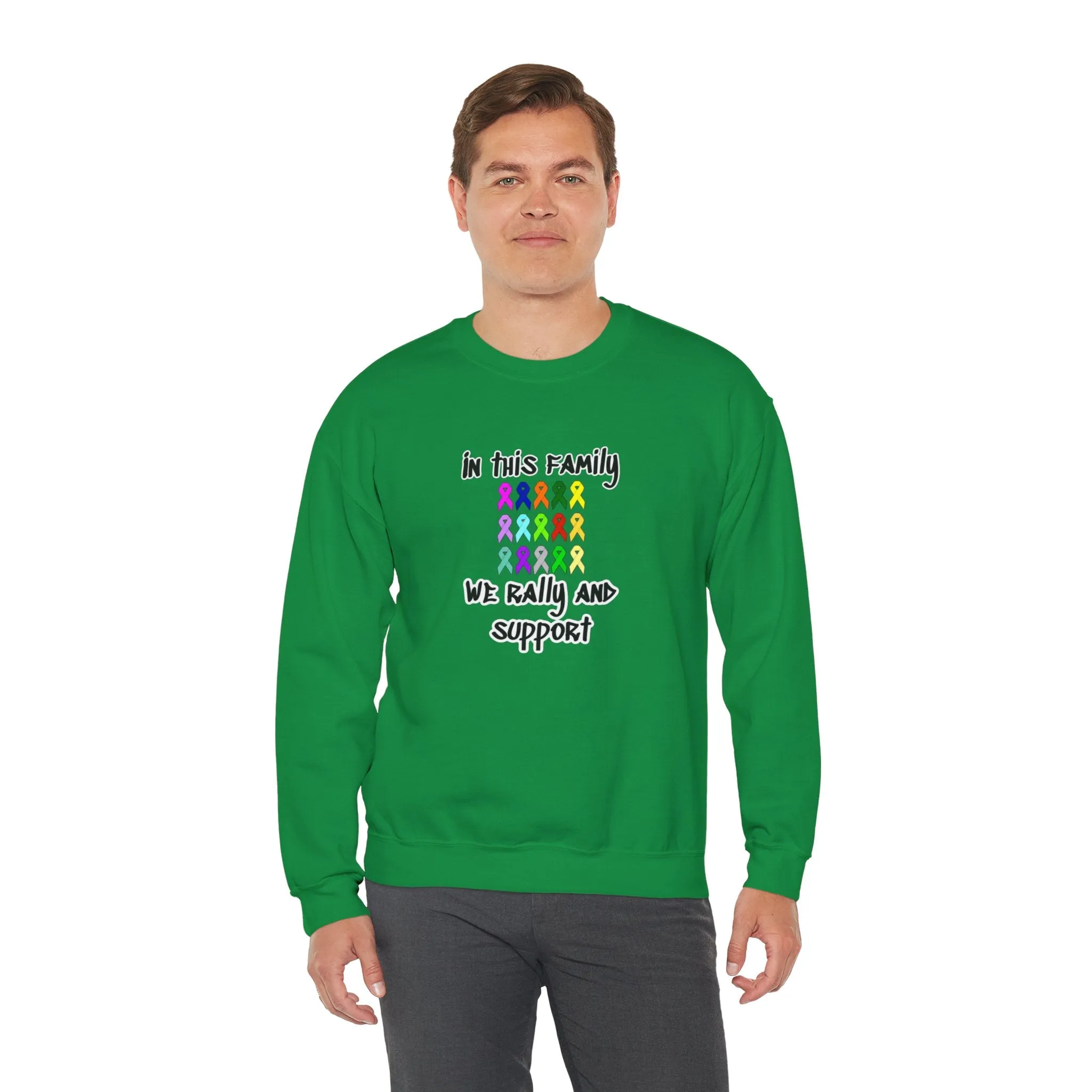 Family Rally & Support Unisex Heavy Blend™ Crewneck Sweatshirt