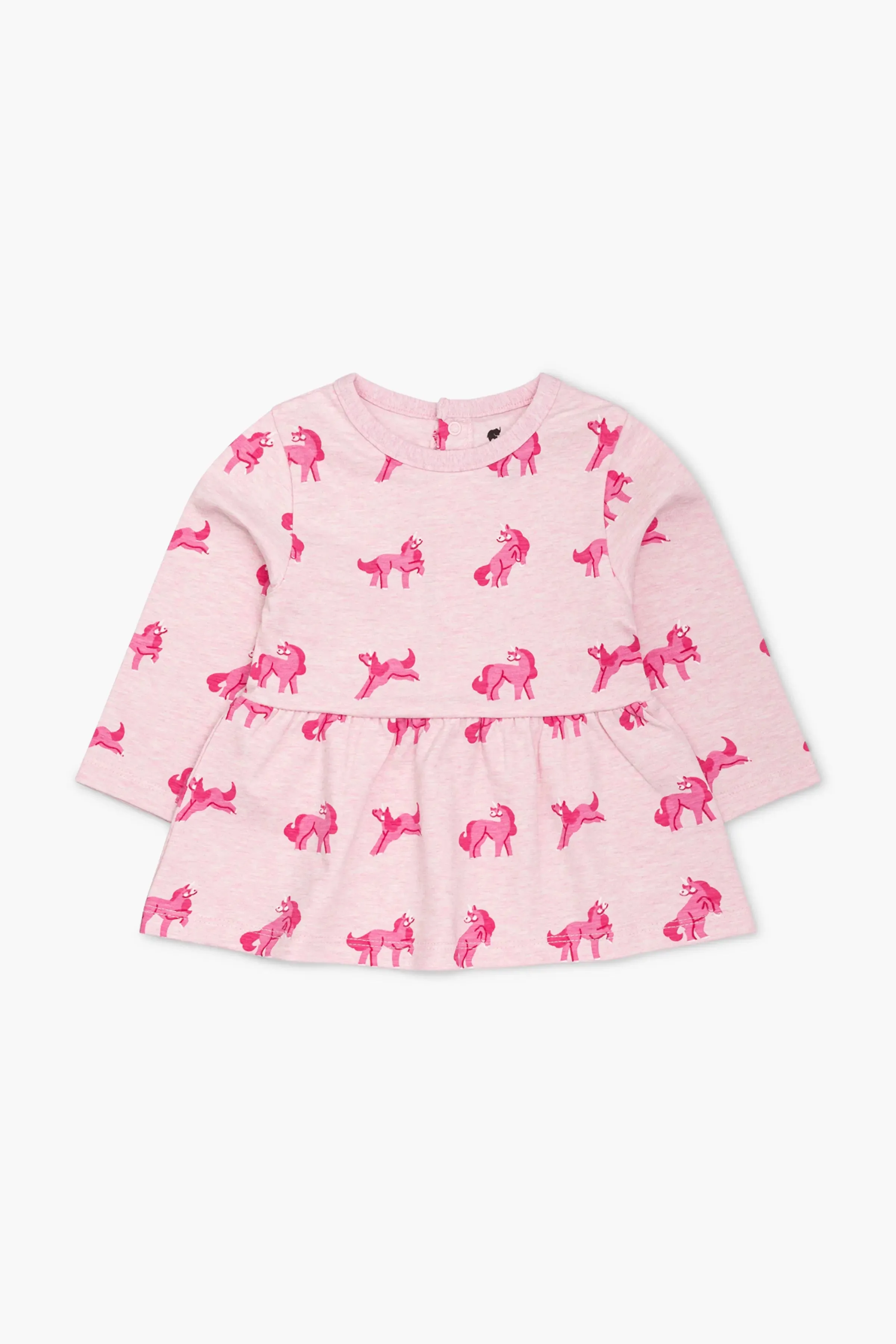 Flare Two-Piece Set_Pink Unicorns