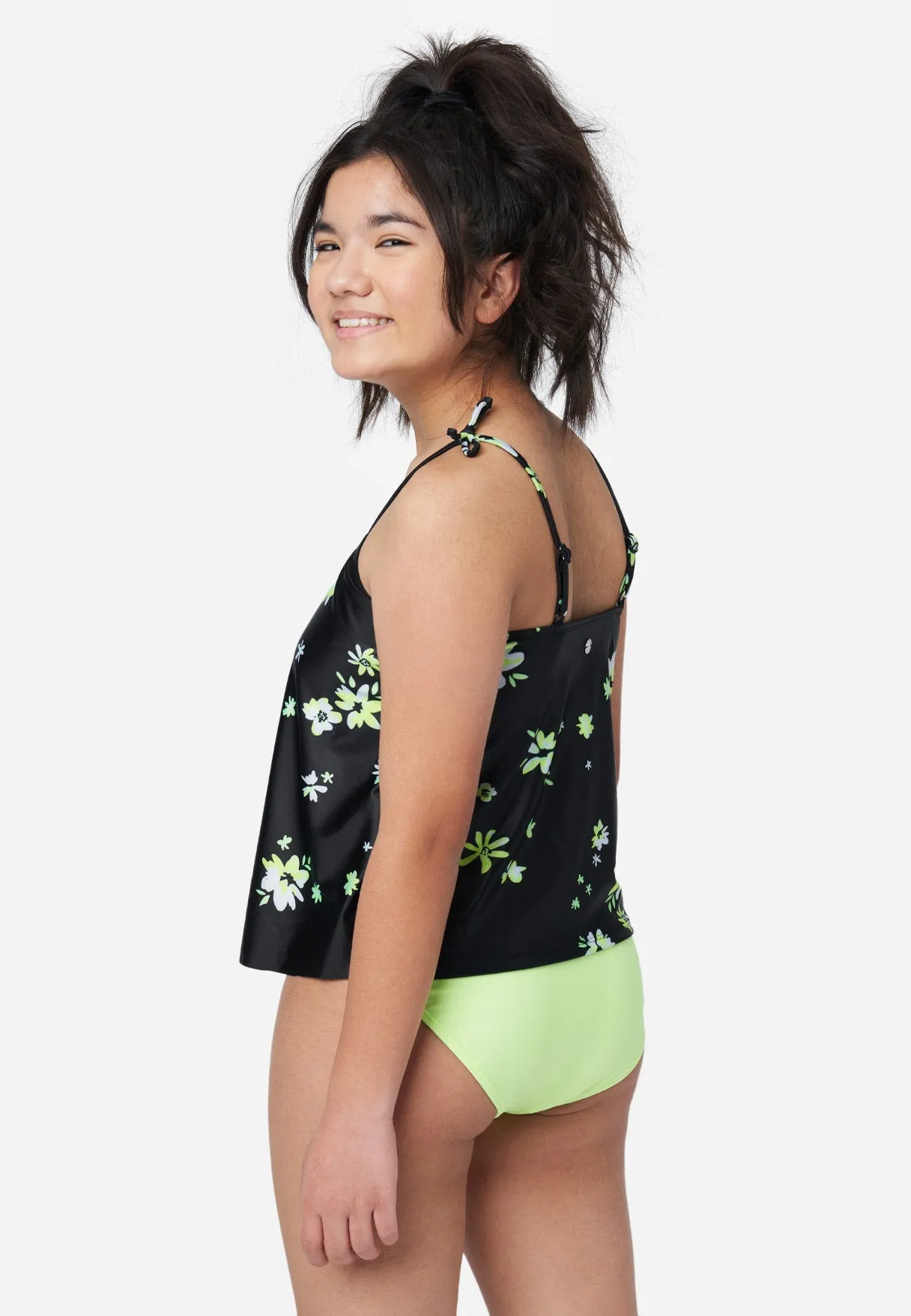 Floral Graphic Tankini Swim Set