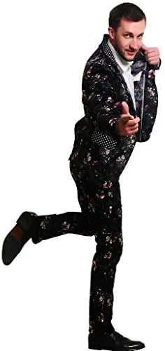 Floral Slim Fit Suit