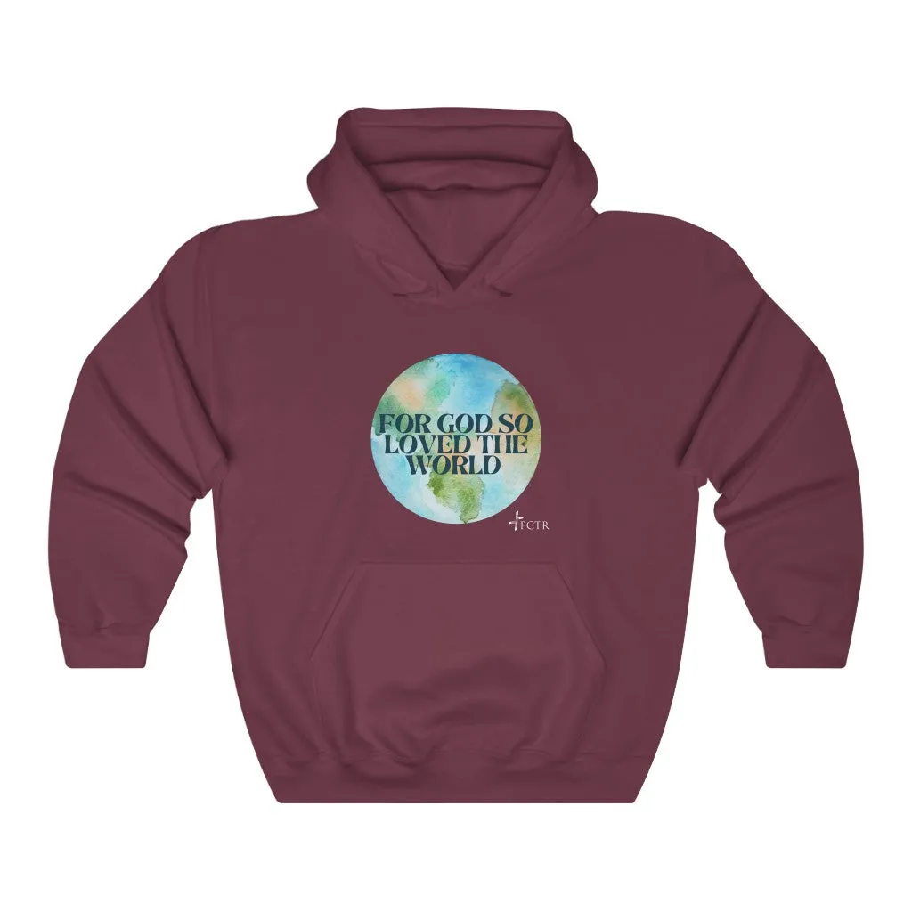 For God So Loved the World Unisex Heavy Blend™ Hooded Sweatshirt