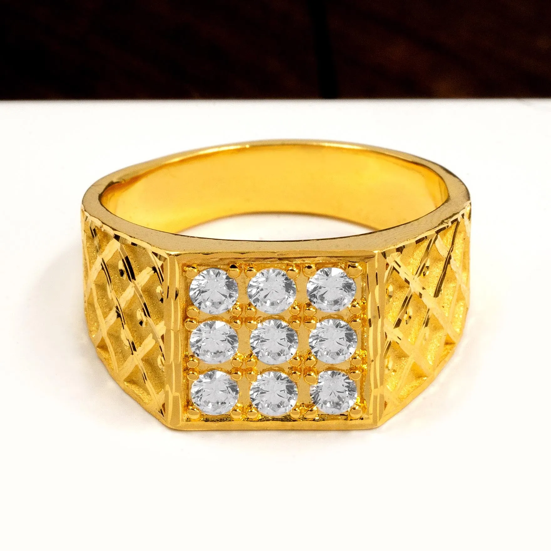 Gents Stone Ring PSGR5W-003