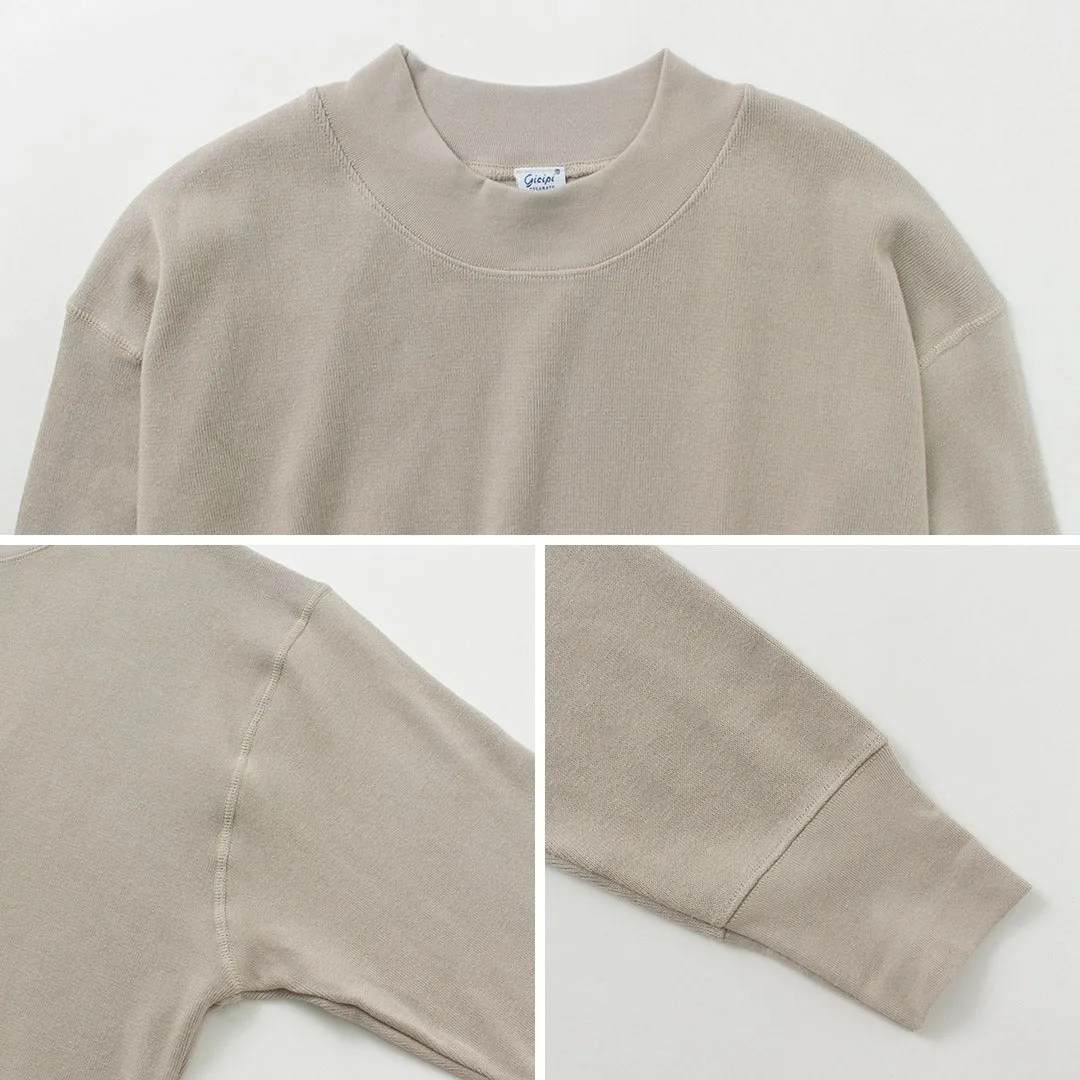 GICIPI / ORSO Crew Neck Ribbed Long Sleeve Milano Rib Knit Sewn