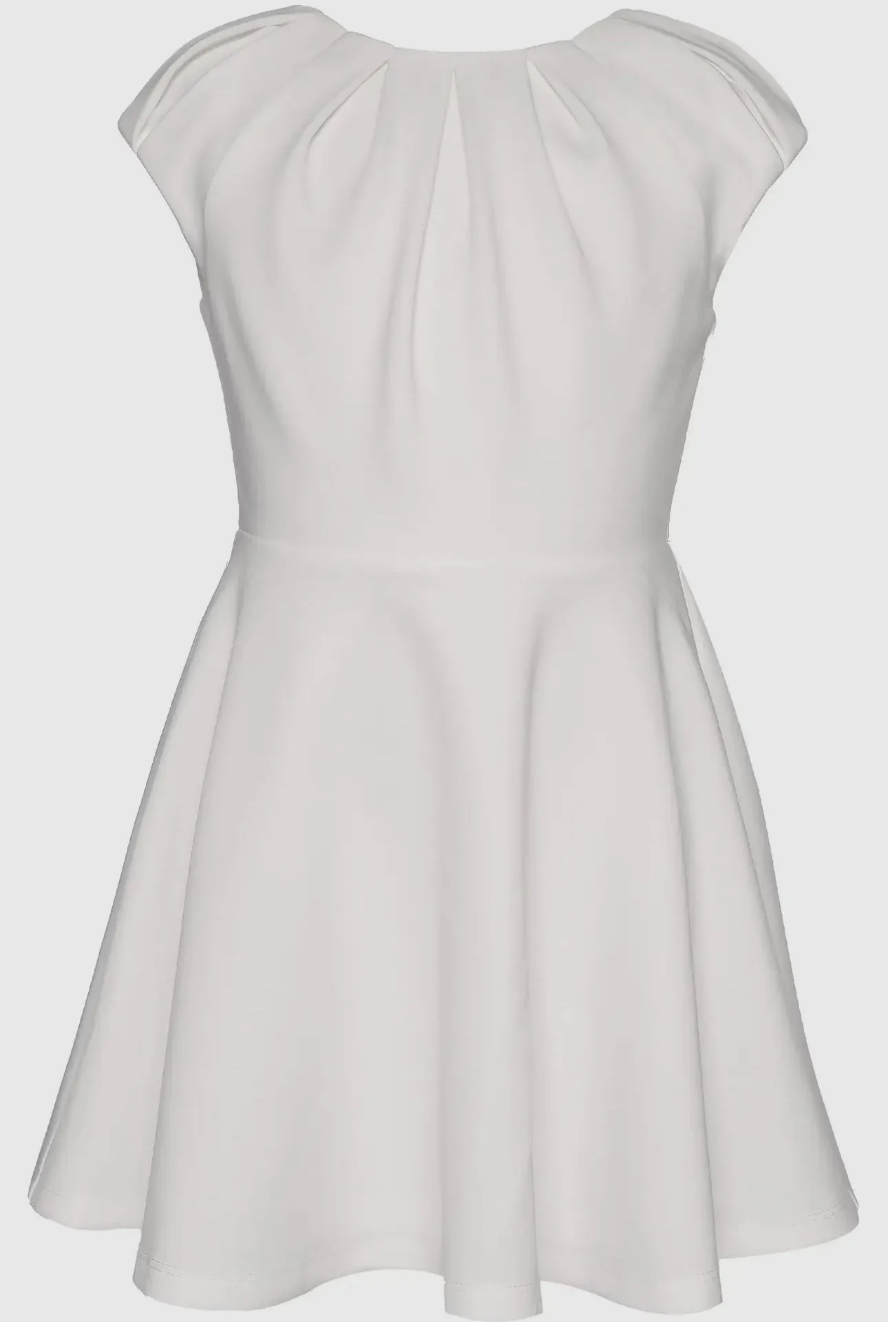 Girls: Francy Scuba Fit n Flare Dress