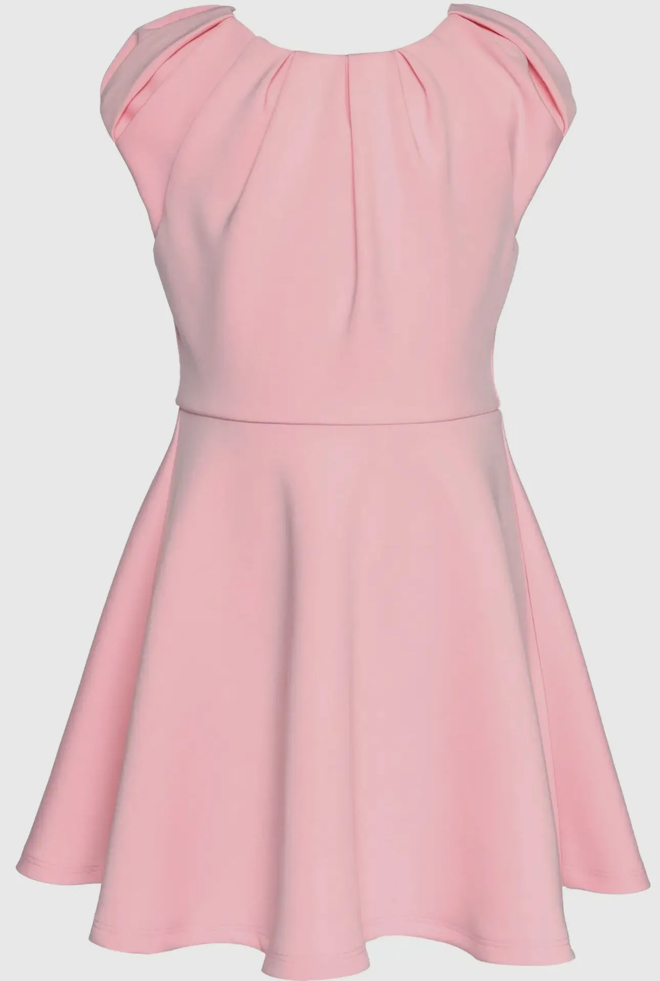 Girls: Francy Scuba Fit n Flare Dress