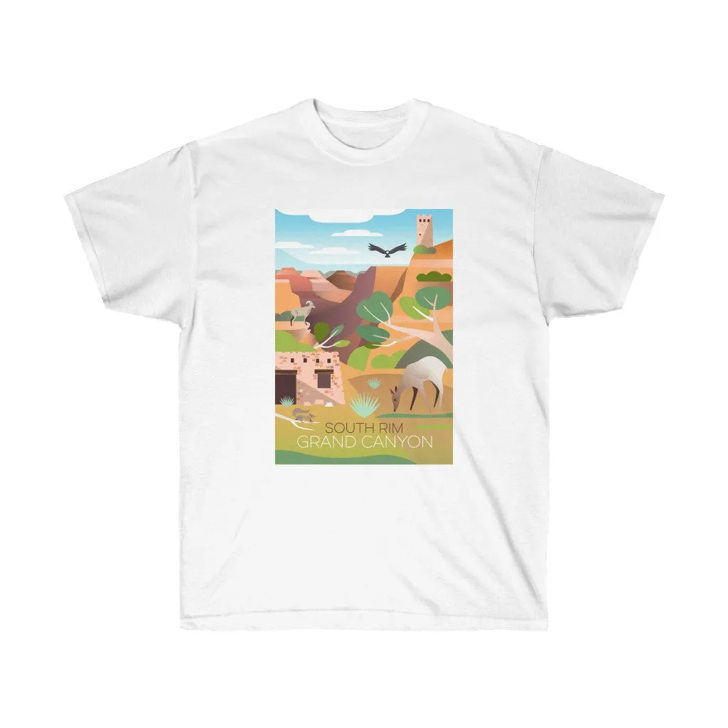 GRAND CANYON SOUTH RIM UNISEX ULTRA COTTON TEE