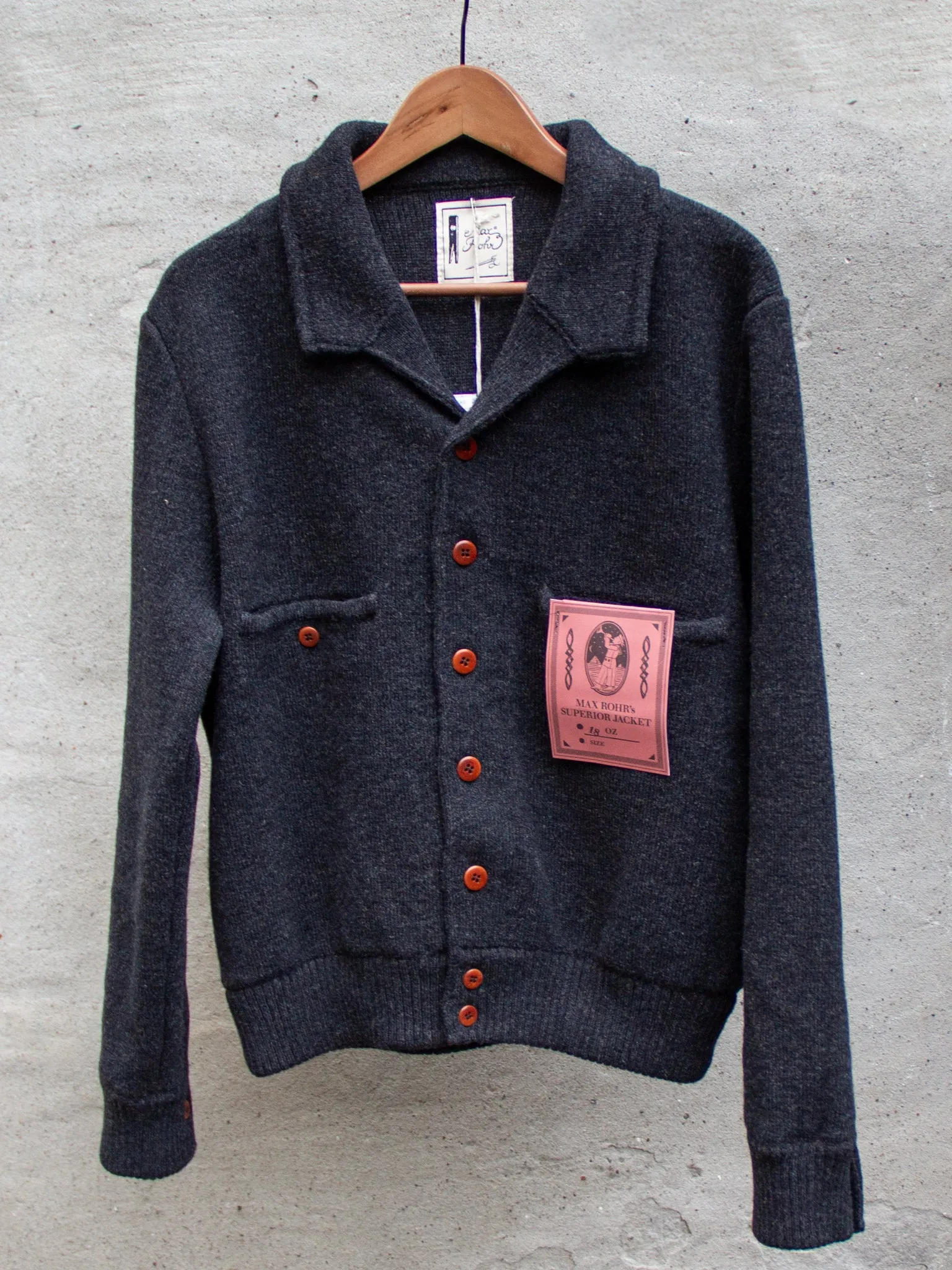 GRP x Max Rohr, Short Jacket B, Charcoal