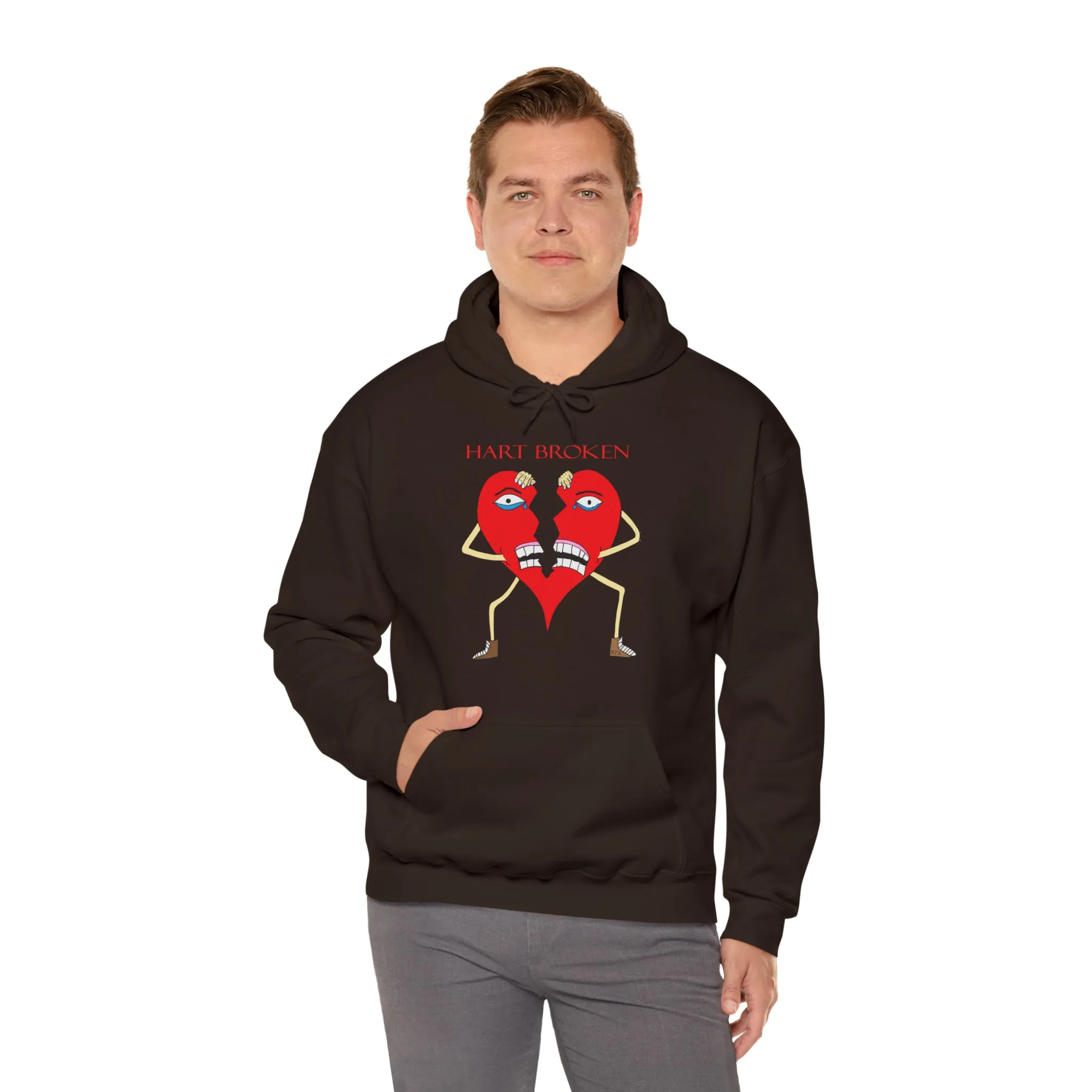 Heart Broken Heavy Blend™ Hooded Sweatshirt