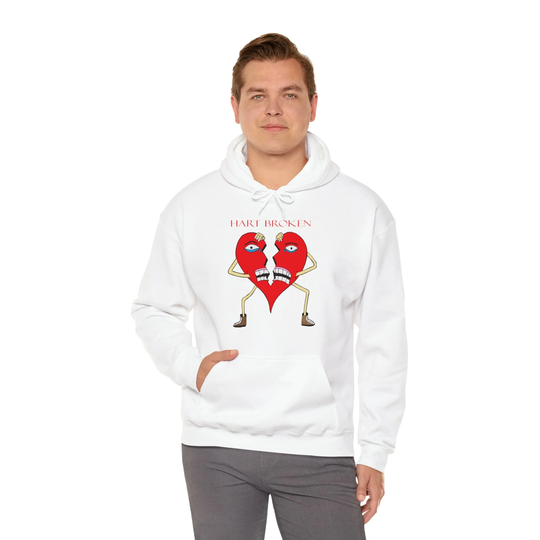 Heart Broken Heavy Blend™ Hooded Sweatshirt