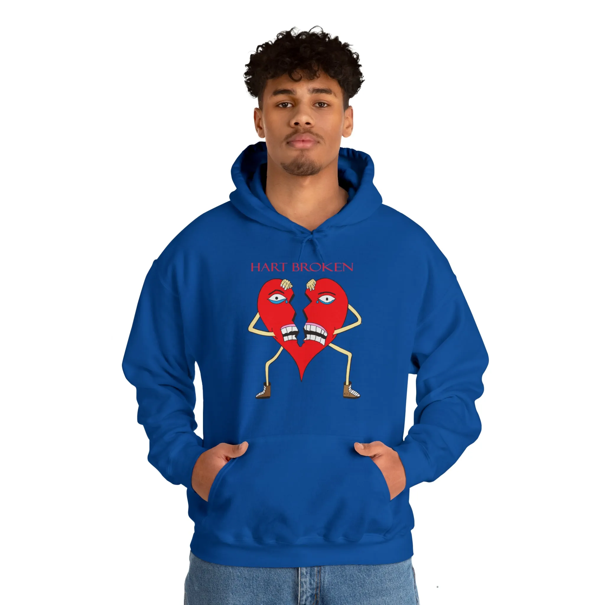 Heart Broken Heavy Blend™ Hooded Sweatshirt