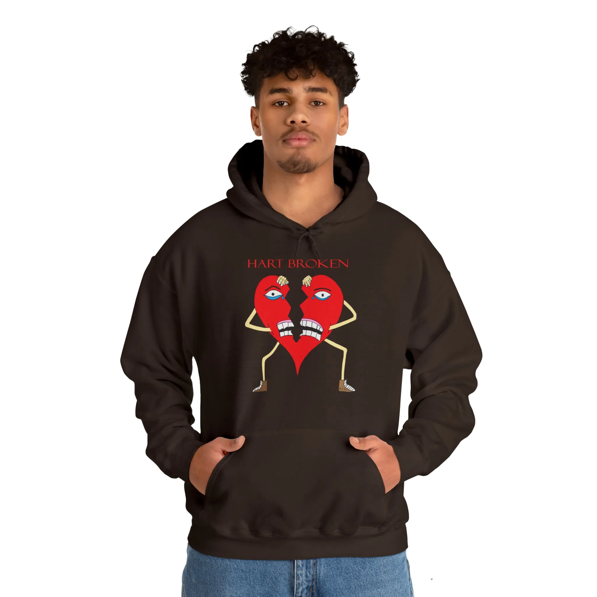 Heart Broken Heavy Blend™ Hooded Sweatshirt