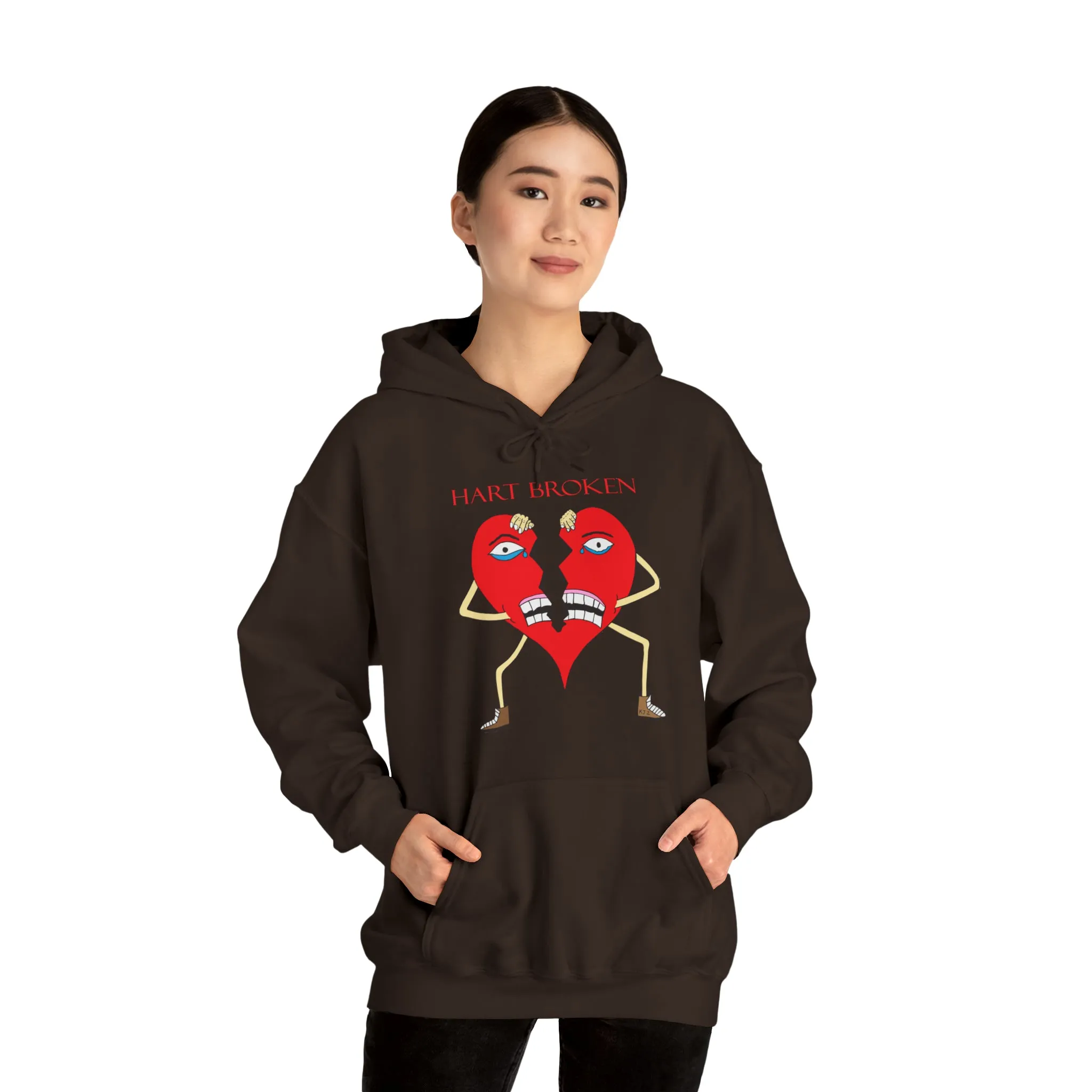 Heart Broken Heavy Blend™ Hooded Sweatshirt