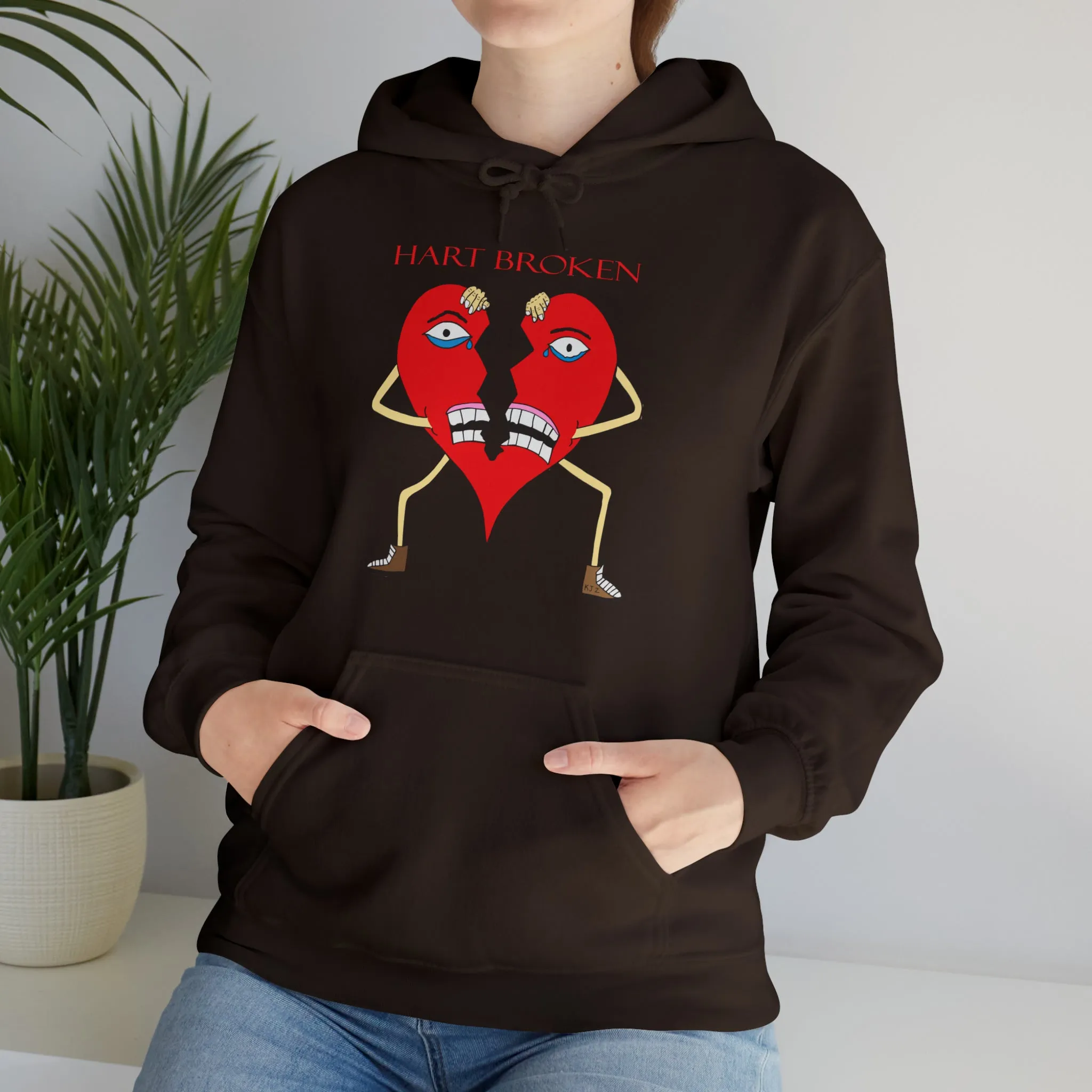 Heart Broken Heavy Blend™ Hooded Sweatshirt