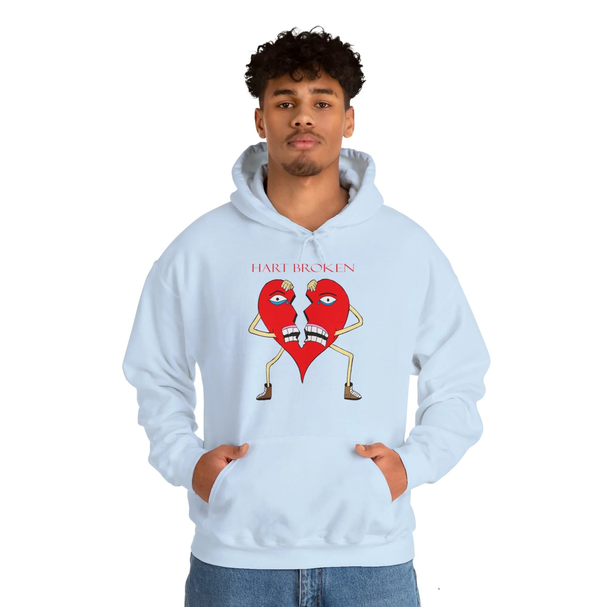 Heart Broken Heavy Blend™ Hooded Sweatshirt