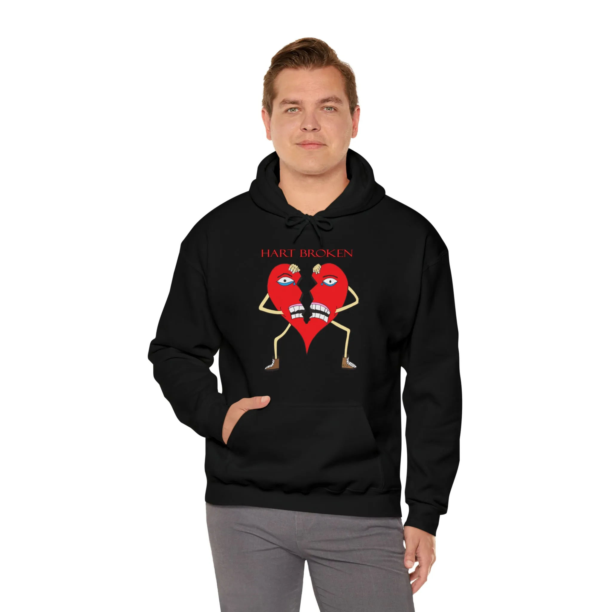 Heart Broken Heavy Blend™ Hooded Sweatshirt