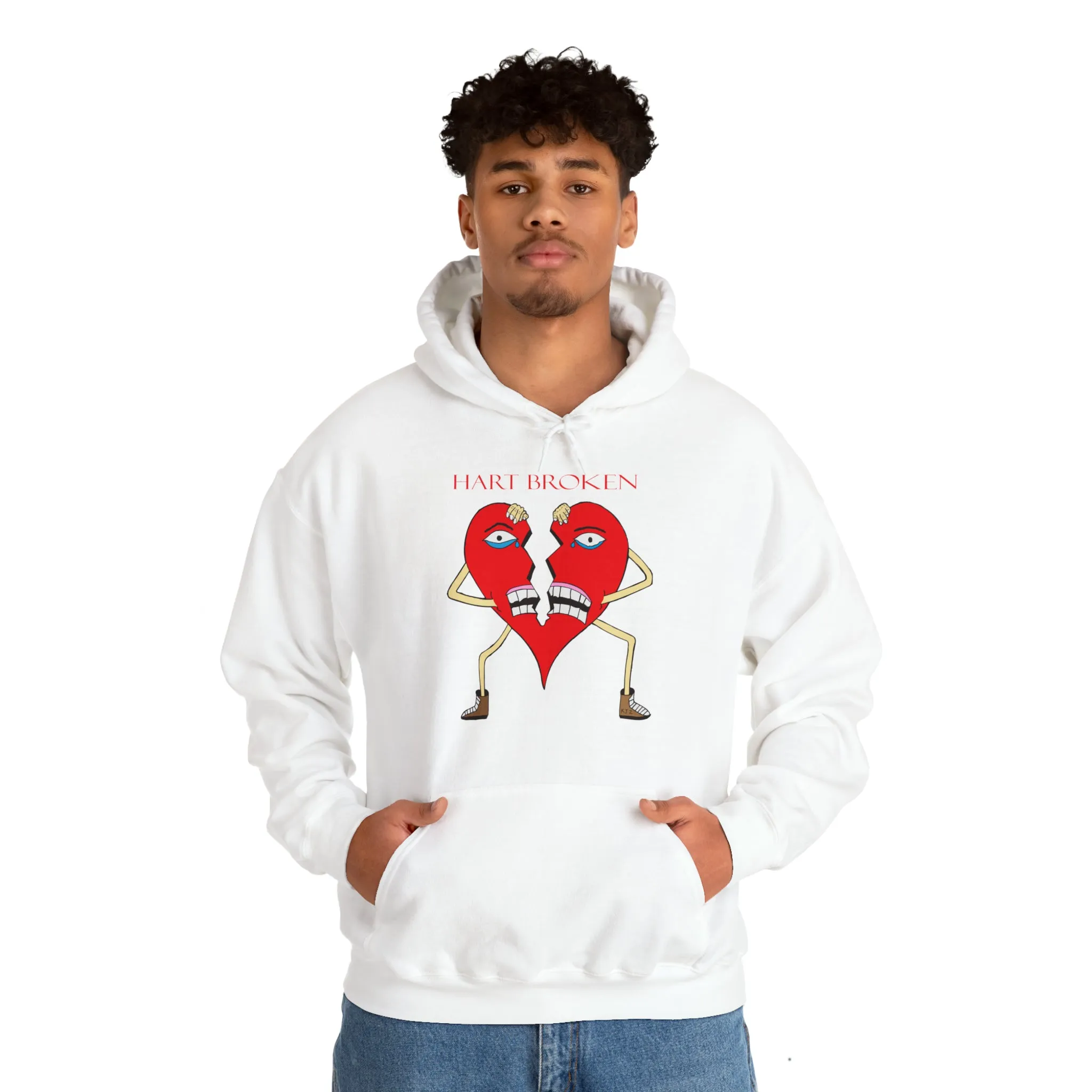 Heart Broken Heavy Blend™ Hooded Sweatshirt