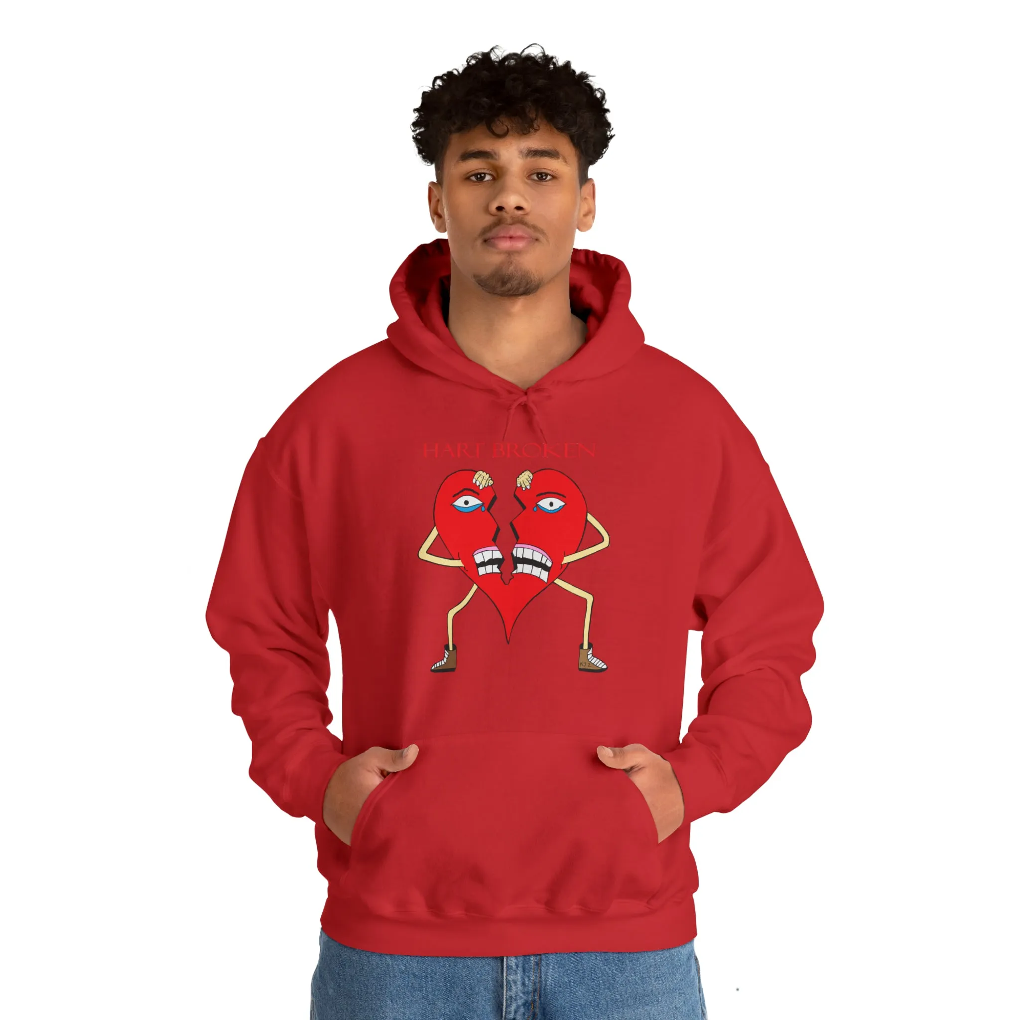 Heart Broken Heavy Blend™ Hooded Sweatshirt