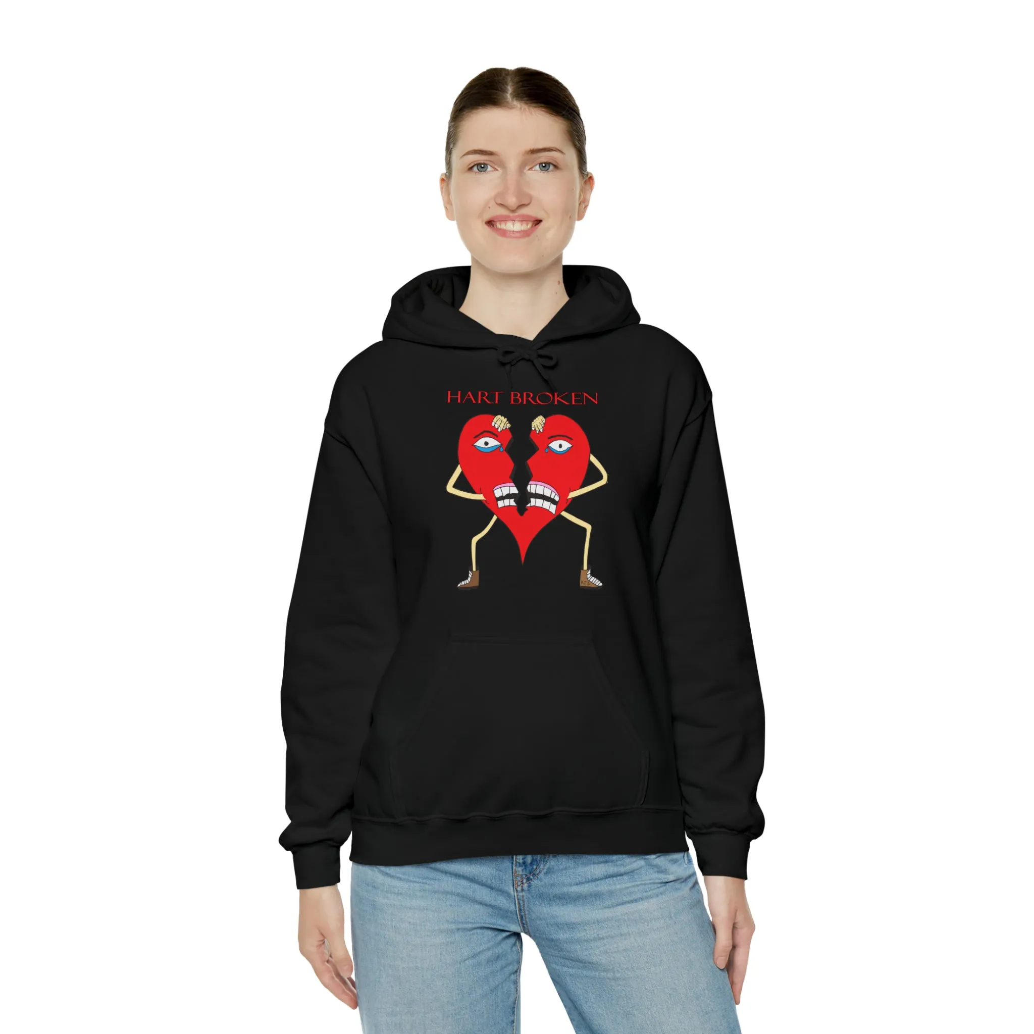 Heart Broken Heavy Blend™ Hooded Sweatshirt