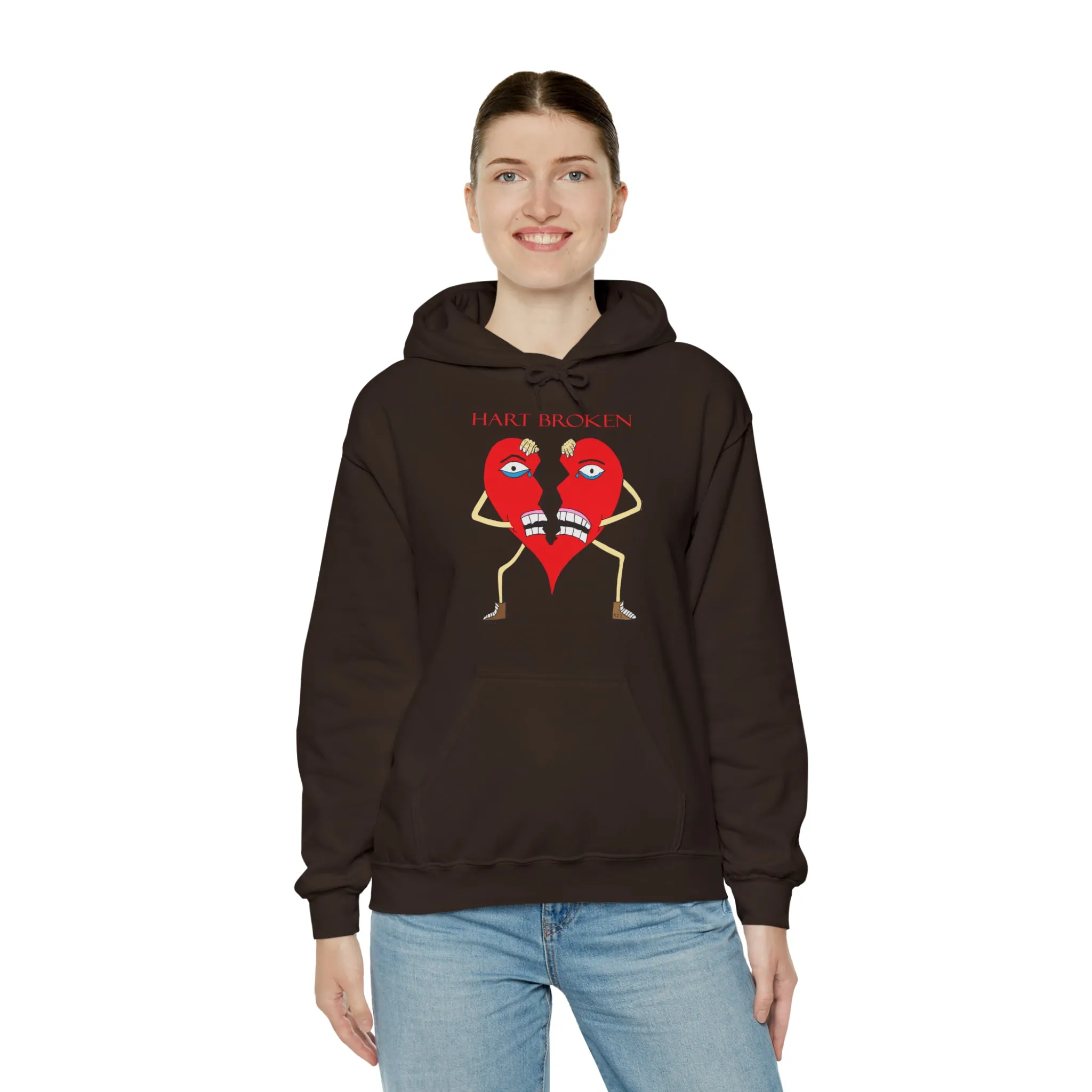 Heart Broken Heavy Blend™ Hooded Sweatshirt