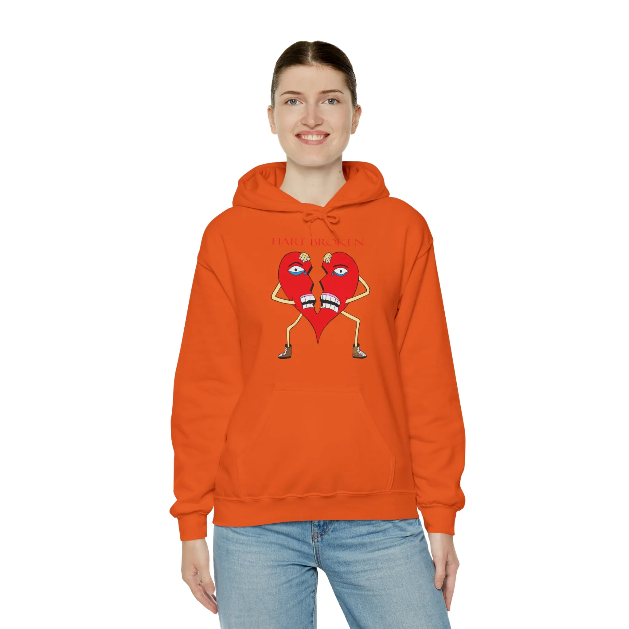 Heart Broken Heavy Blend™ Hooded Sweatshirt