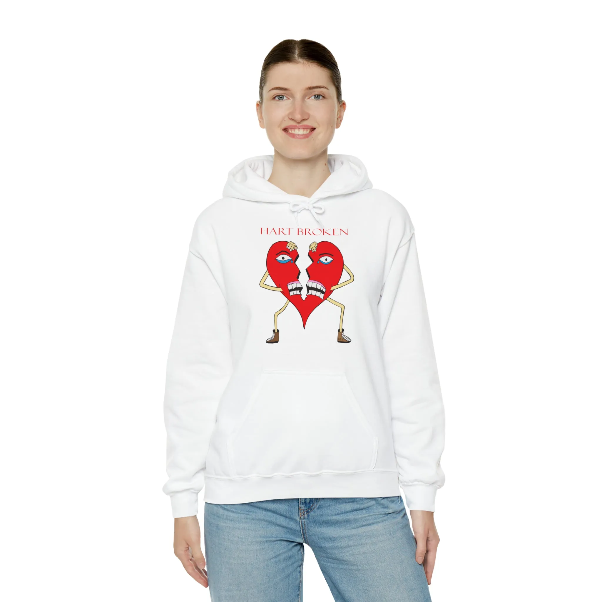 Heart Broken Heavy Blend™ Hooded Sweatshirt