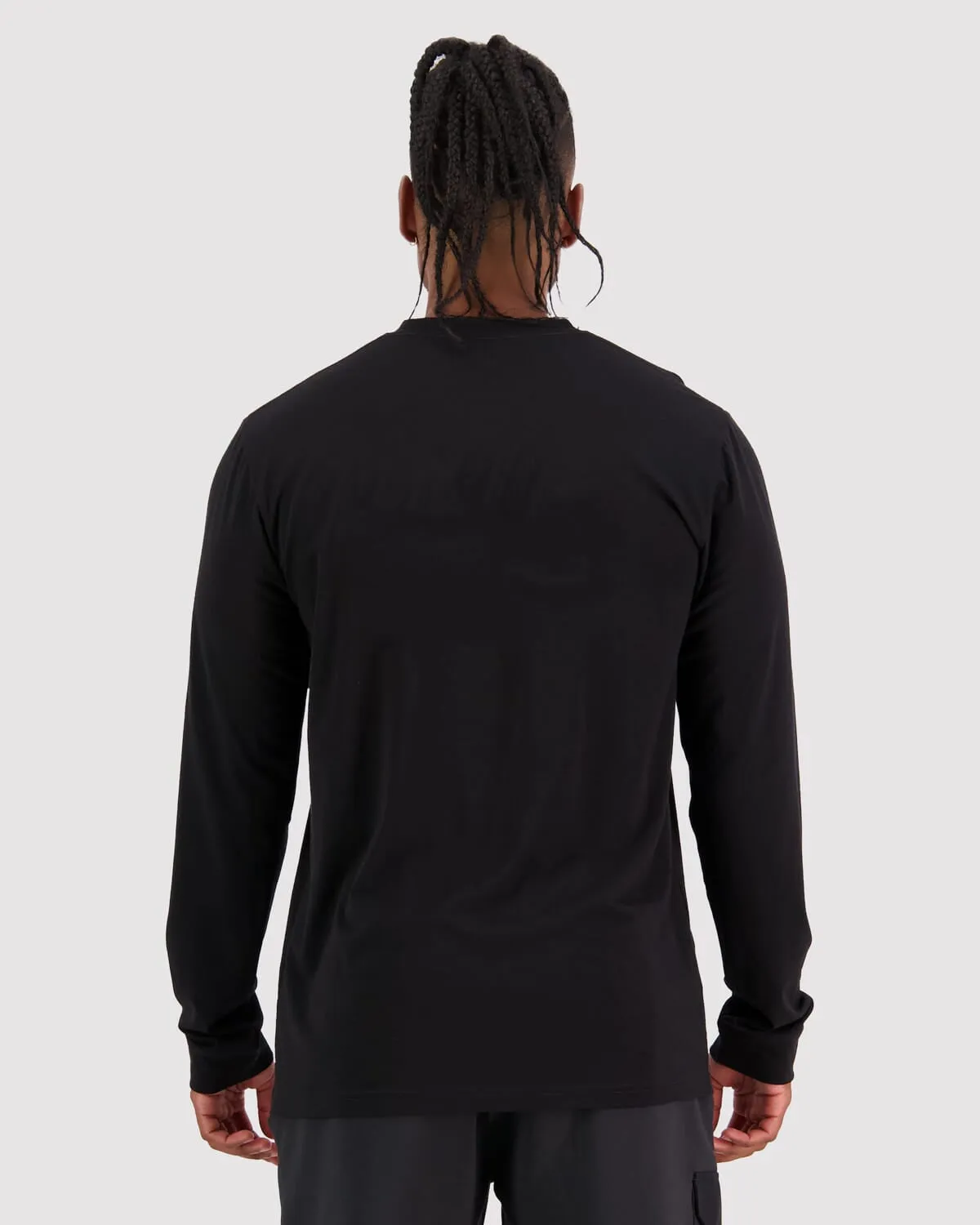 Icon Merino Classic Long Sleeve - Black