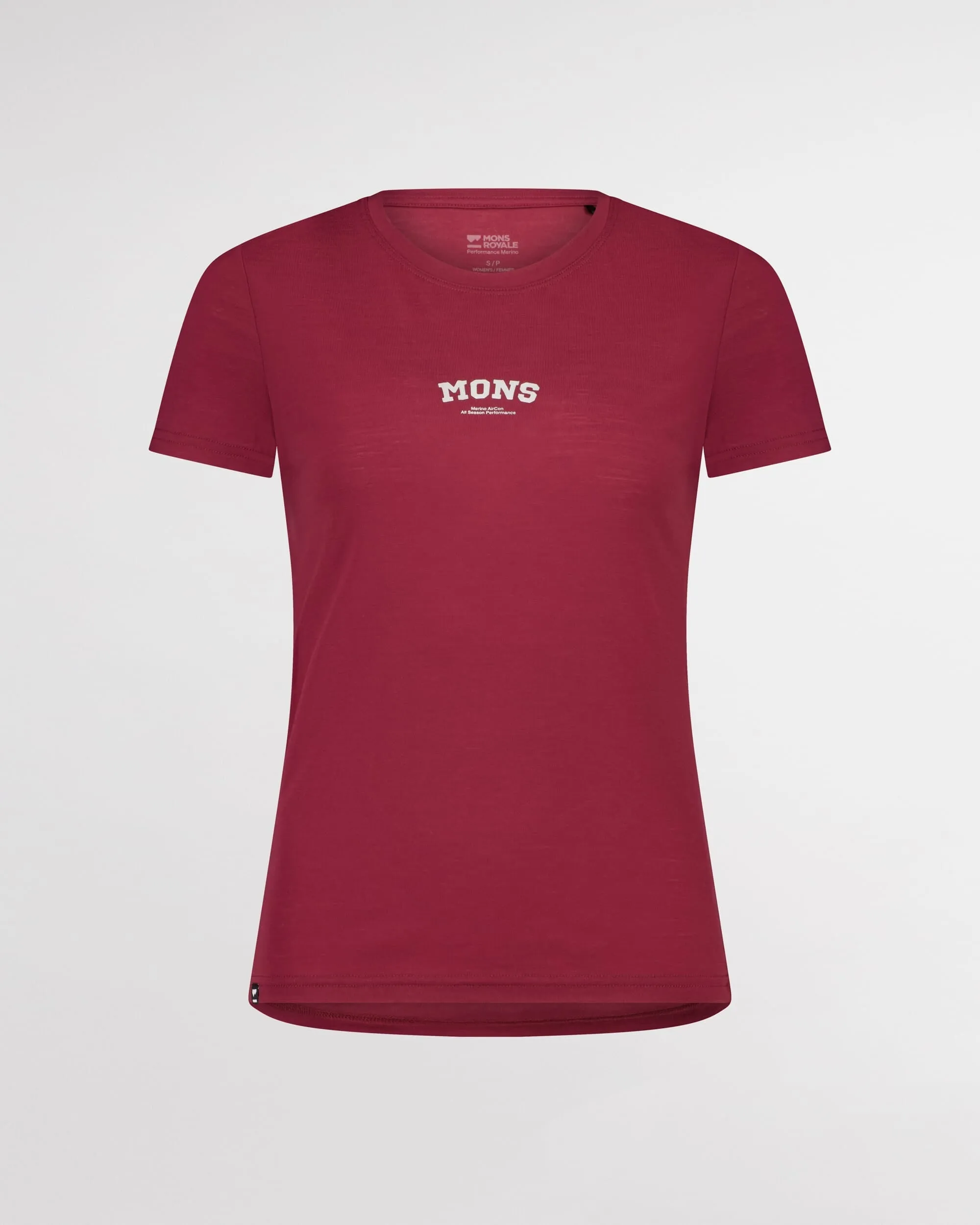 Icon Merino Classic T-Shirt - Cherry